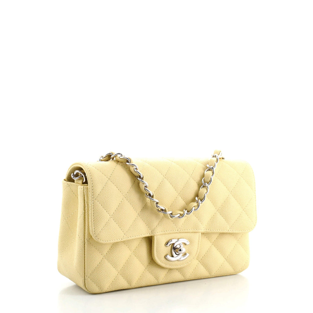 Classic Single Flap Bag Quilted Caviar Mini