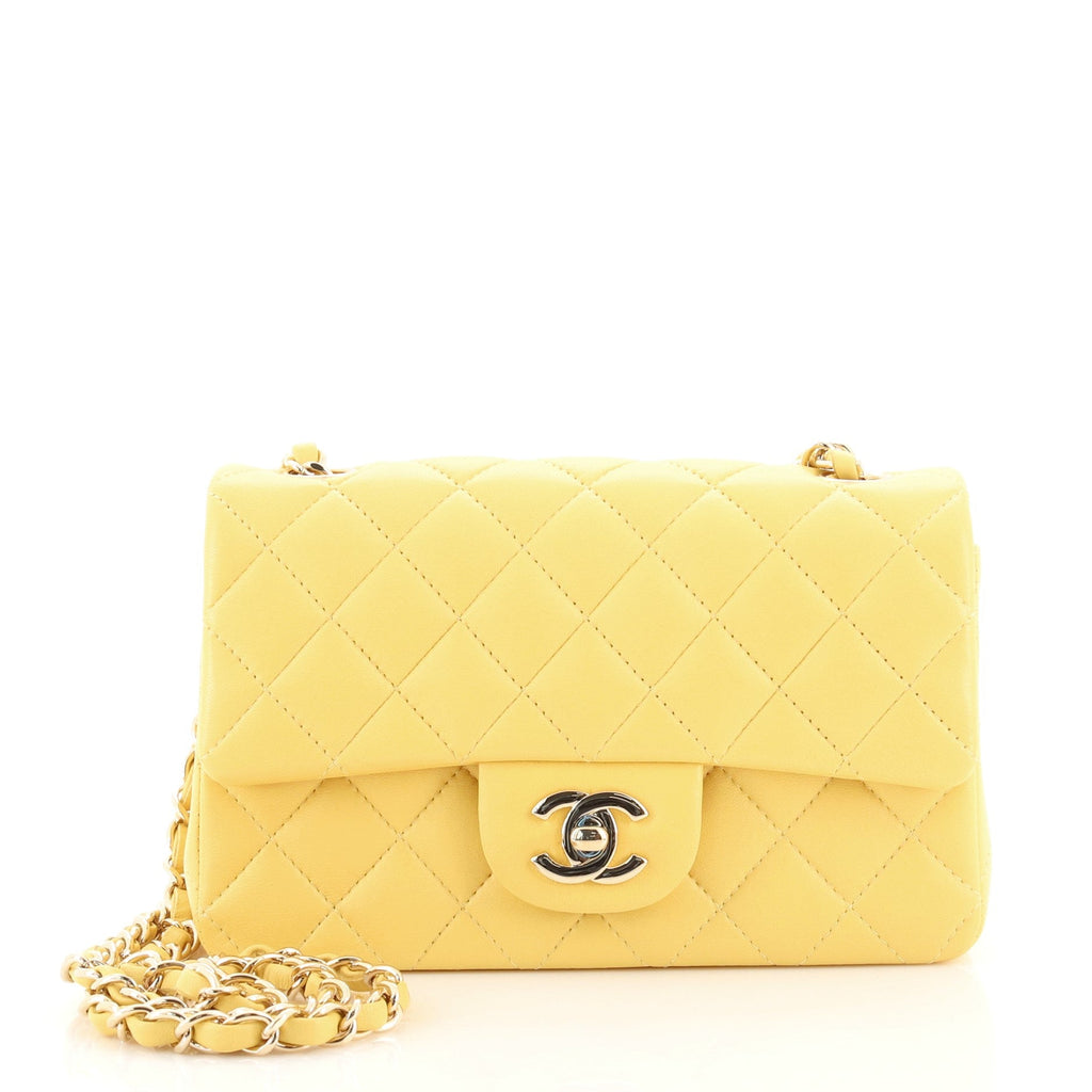 Classic Single Flap Bag Quilted Lambskin Mini
