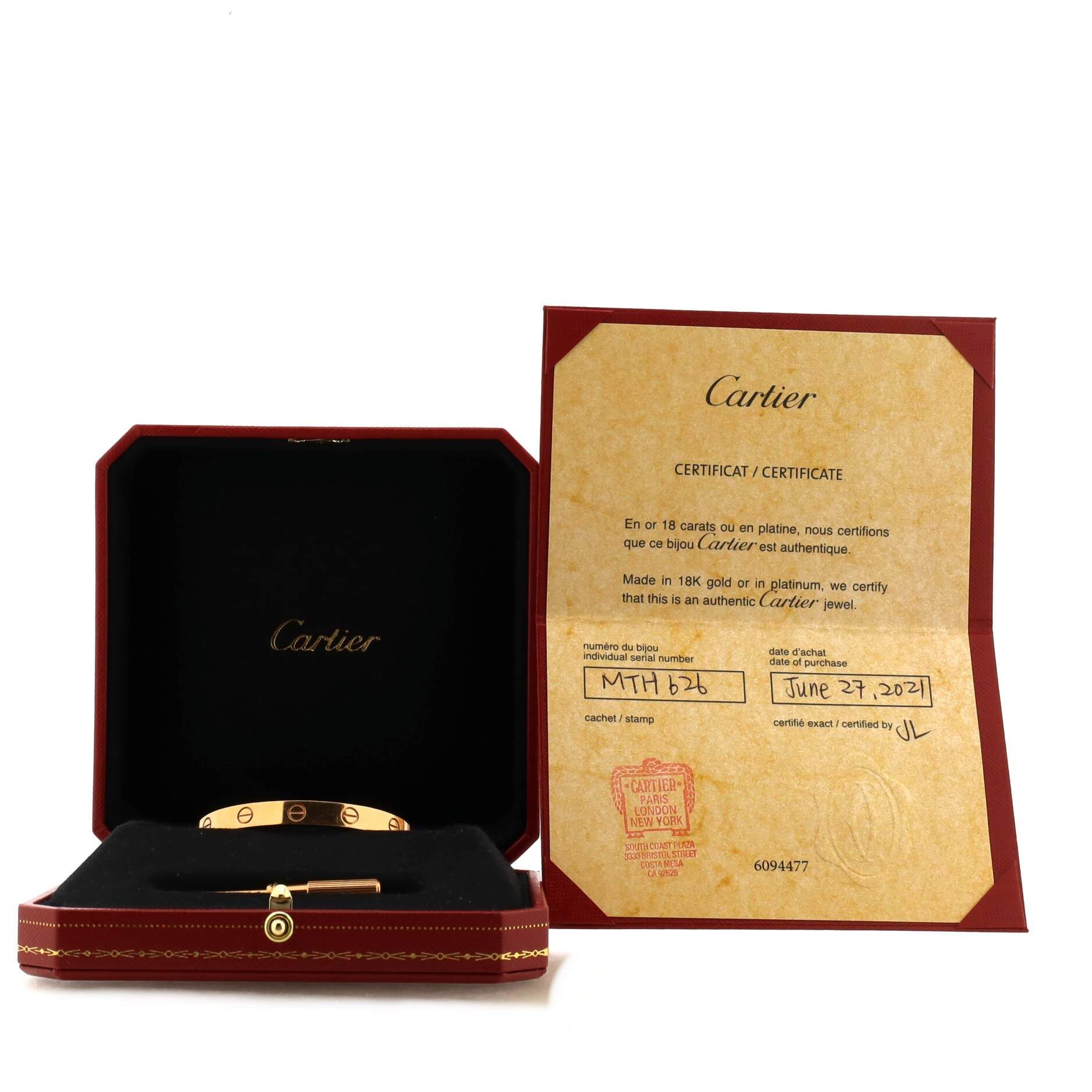 Love Bracelet 18K Rose Gold