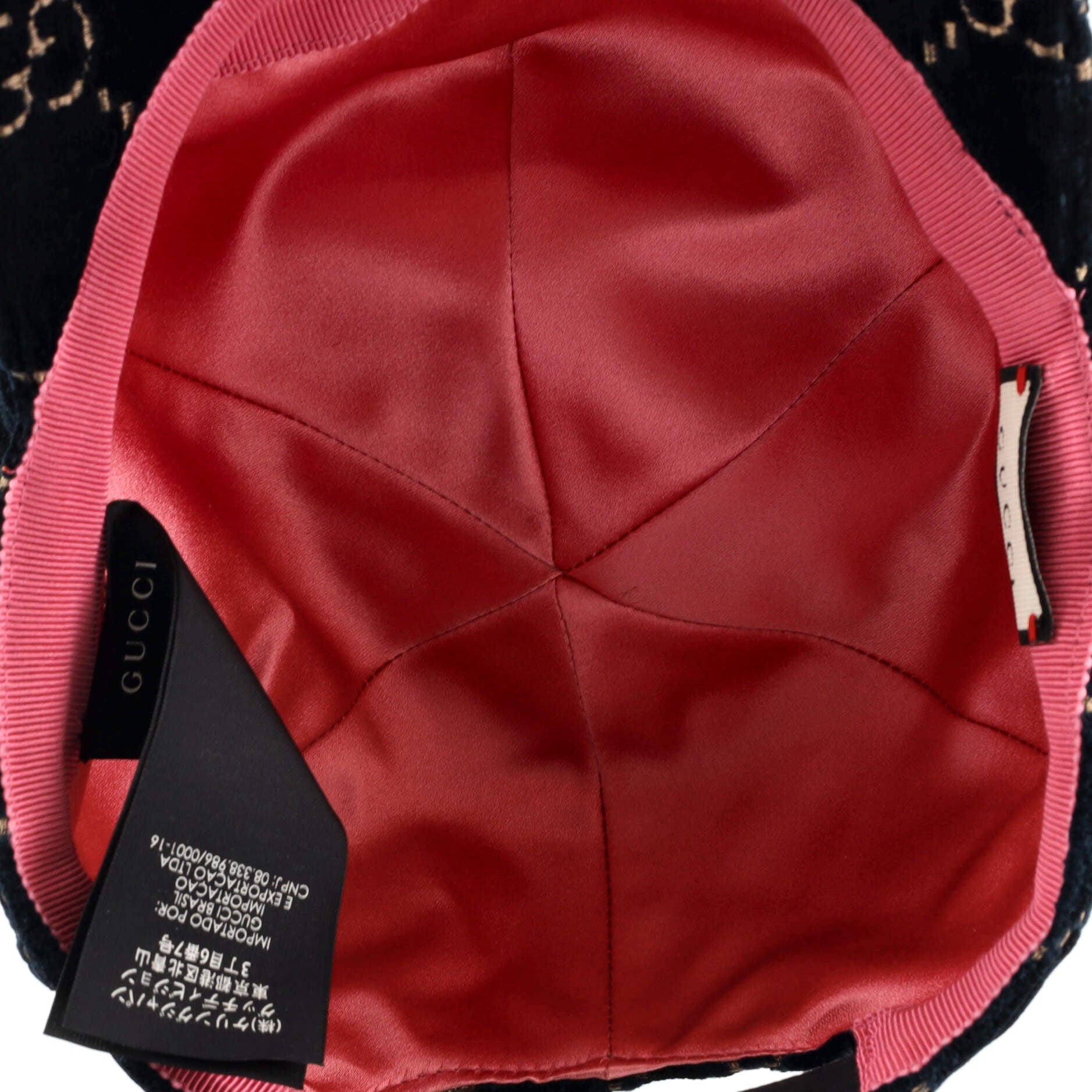 Baseball Cap GG Velvet XL