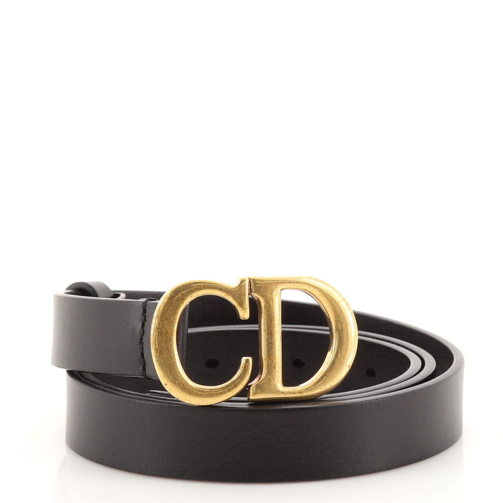 Saddle Belt Leather Thin 80