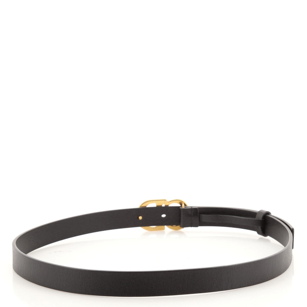 Saddle Belt Leather Thin 80