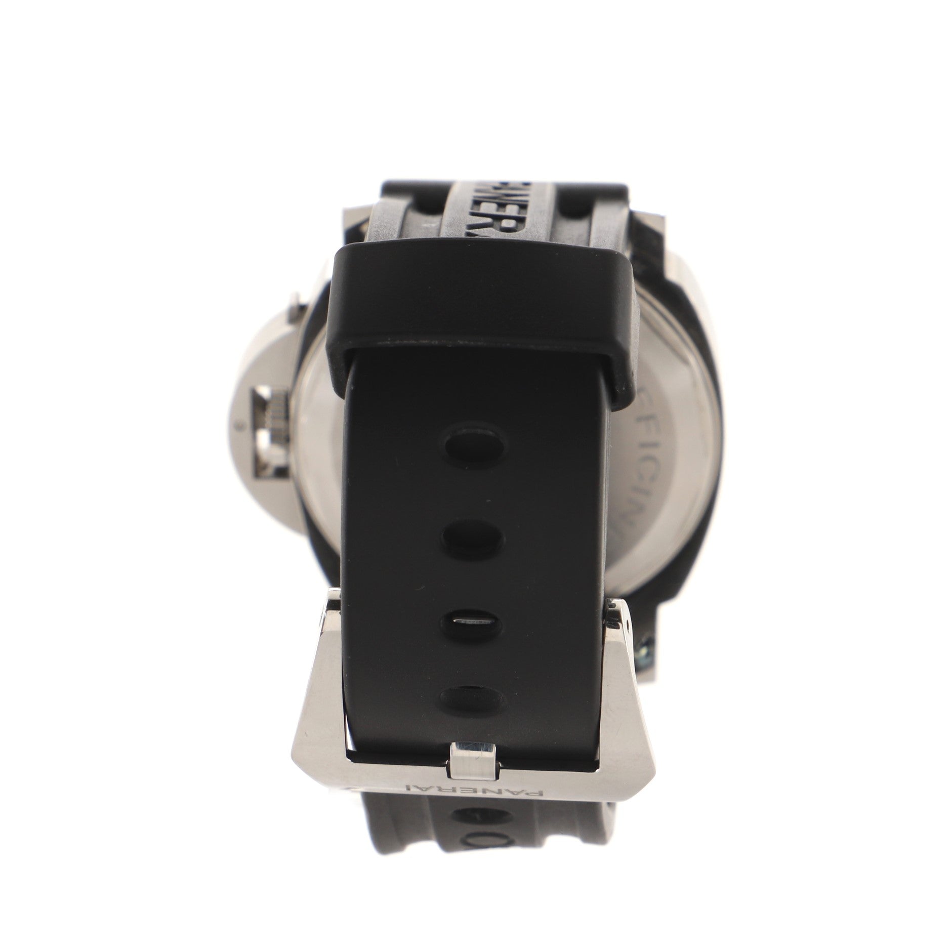 Luminor Base Manual Watch Stainless Steel and Rubber 44