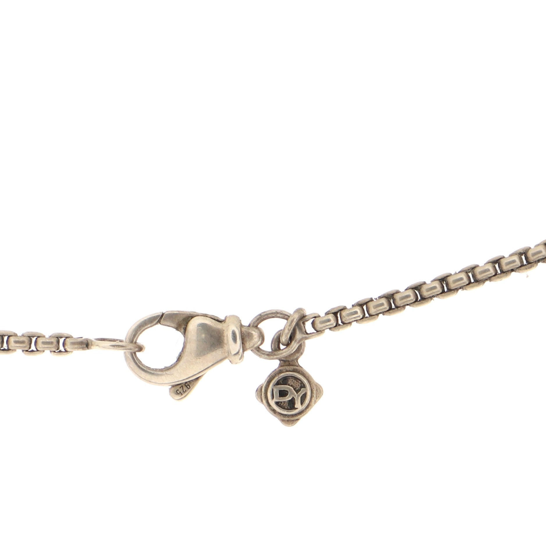 Belmont Double Curb Link Necklace Sterling Silver with 18K Yellow Gold