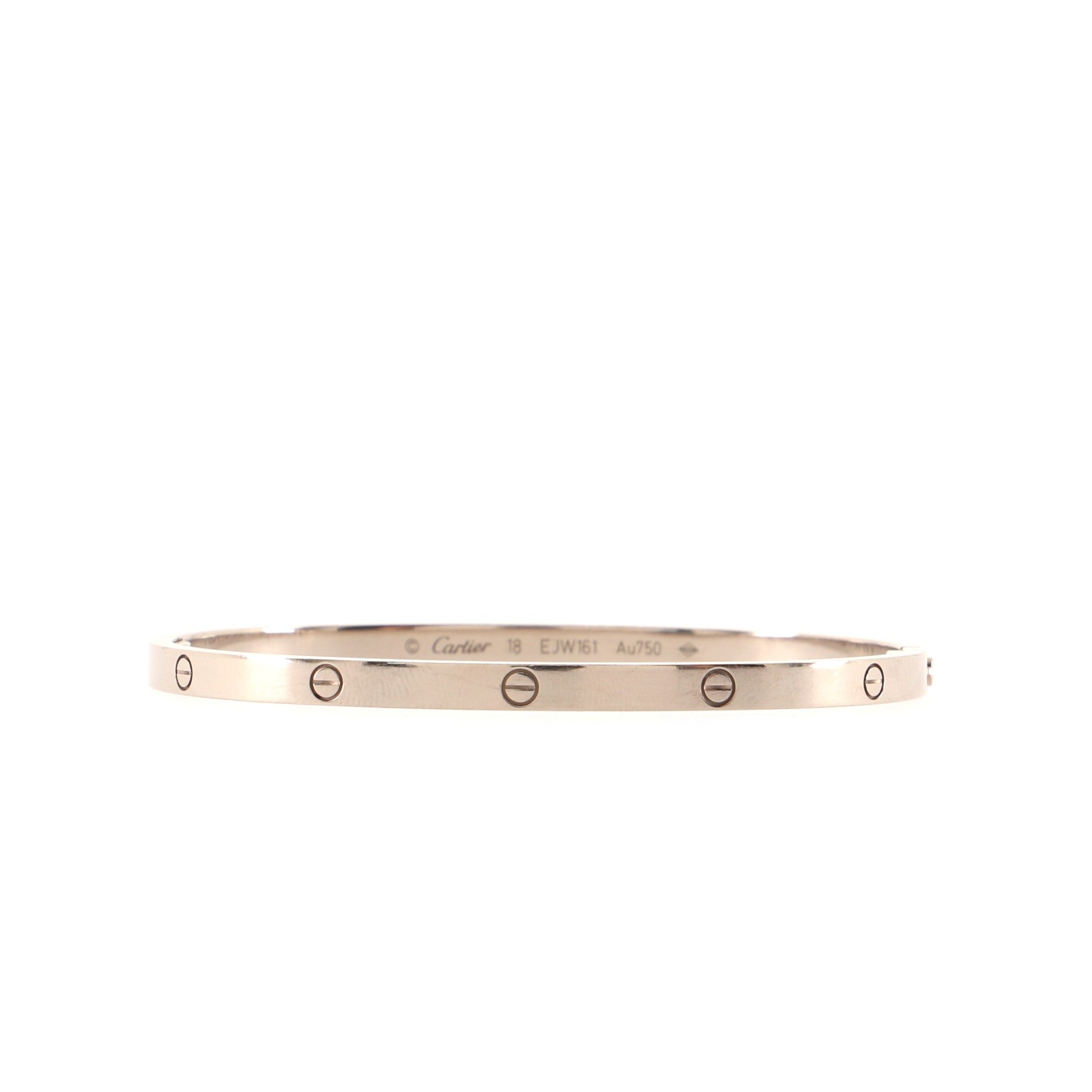 Love Bracelet 18K White Gold Small