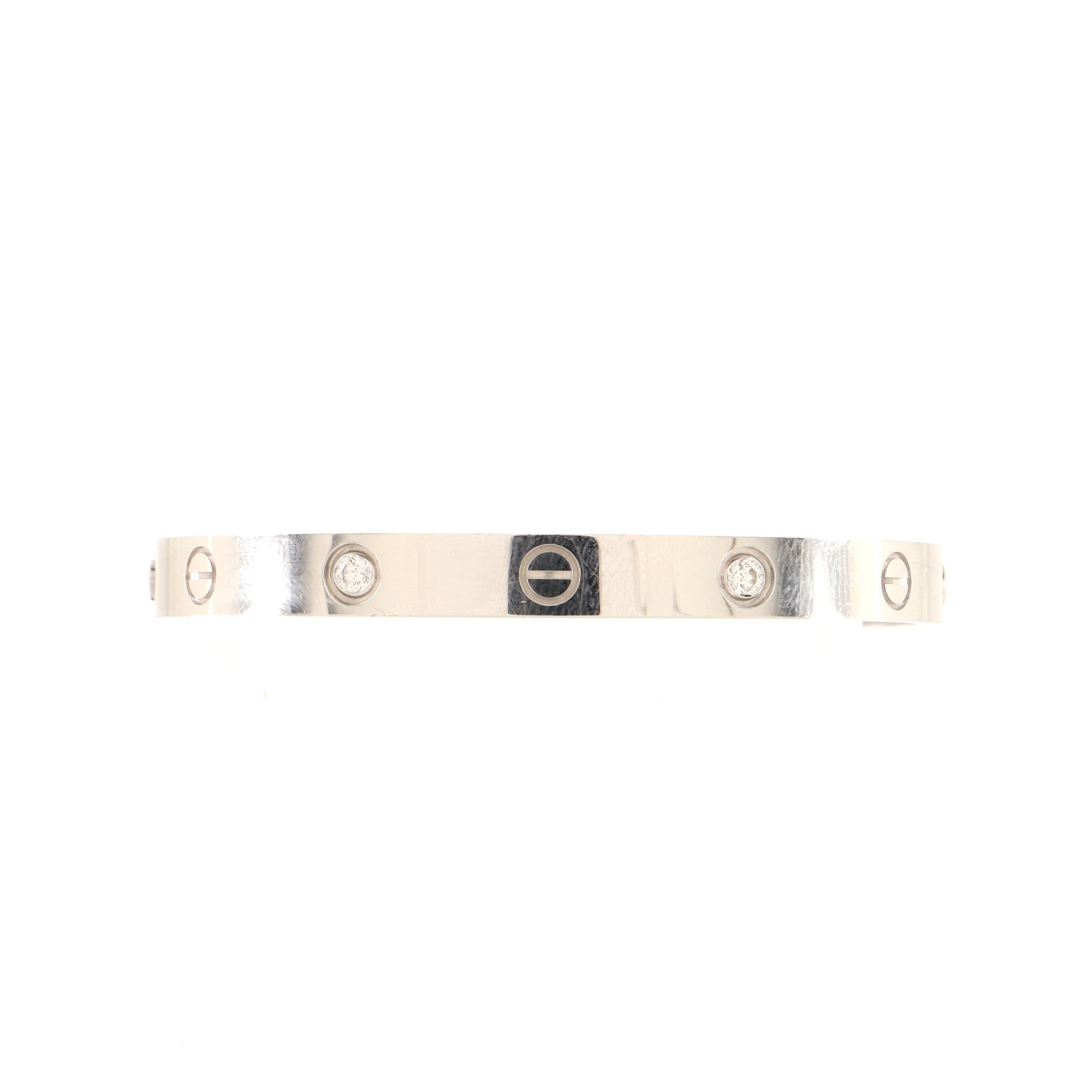Love 4 Diamond Bracelet 18K White Gold and Diamonds