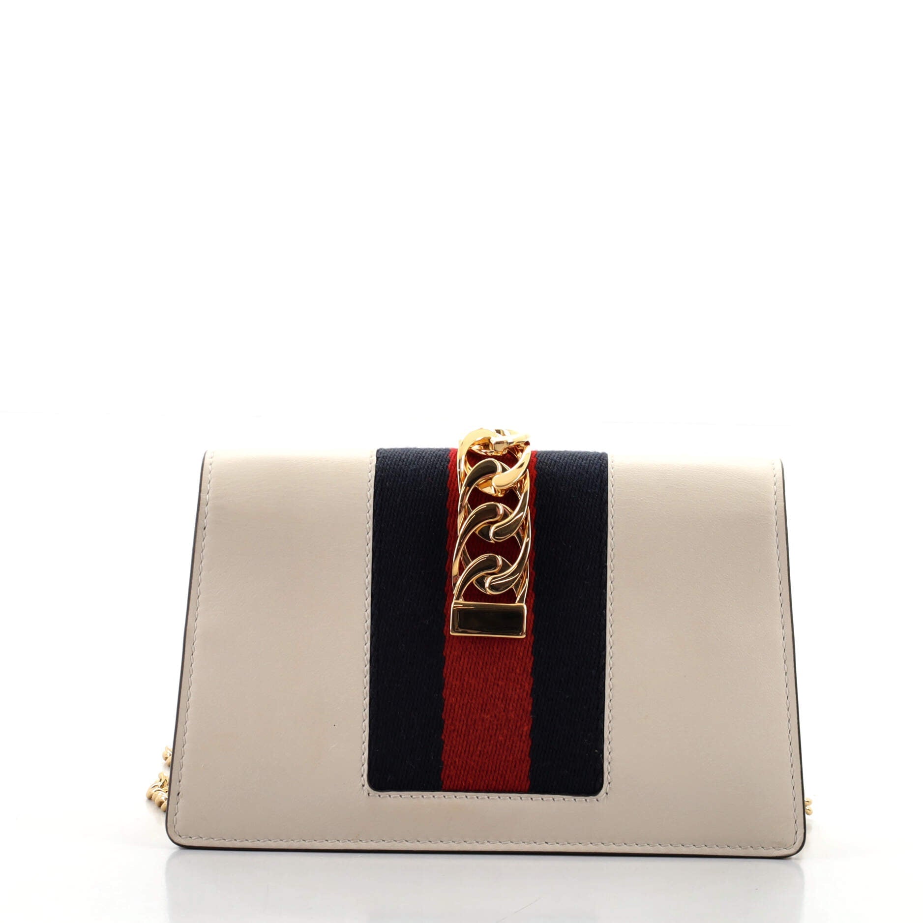 Sylvie Chain Shoulder Bag Leather Super Mini