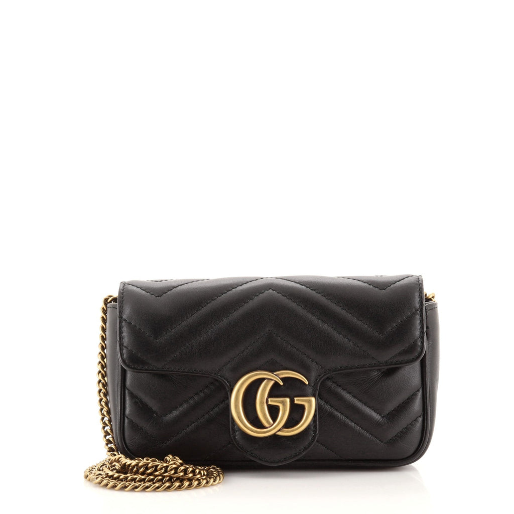 GG Marmont Flap Bag Matelasse Leather Super Mini