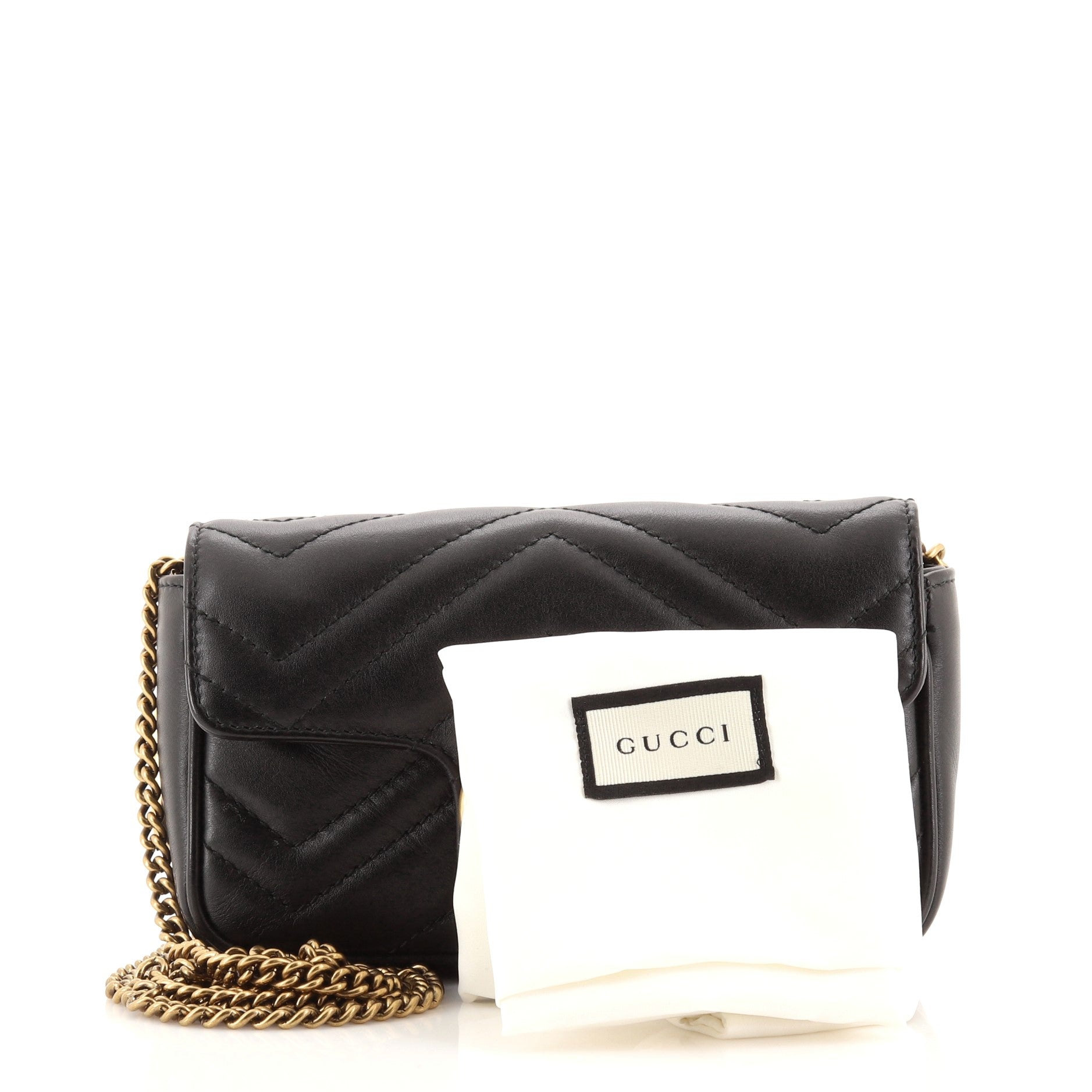 GG Marmont Flap Bag Matelasse Leather Super Mini
