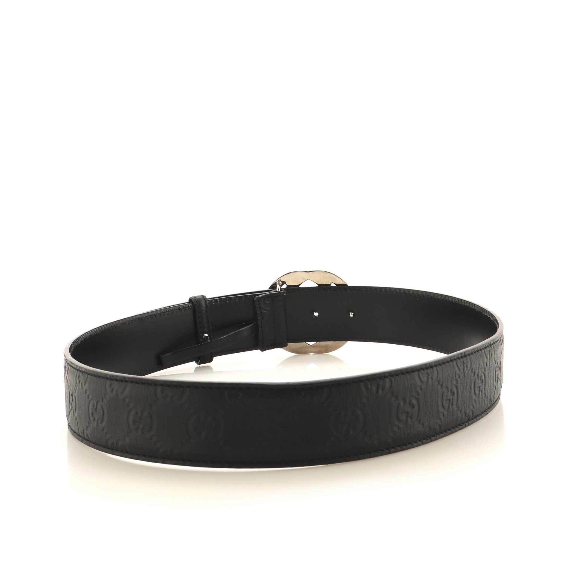 Interlocking G Belt Guccissima Leather Wide 85