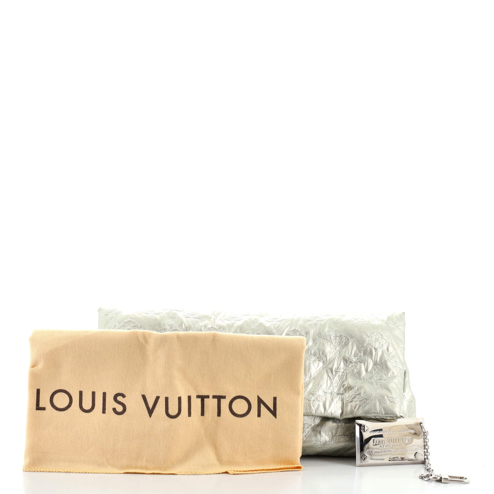 Altair Clutch Monogram Jacquard Textile