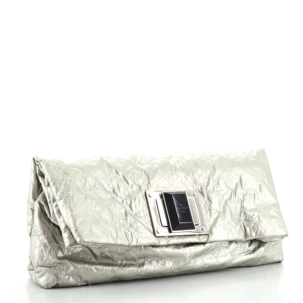Altair Clutch Monogram Jacquard Textile