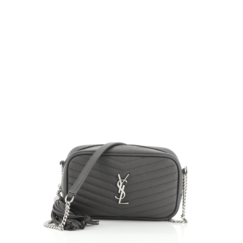 Lou Camera Bag Matelasse Chevron Leather Mini