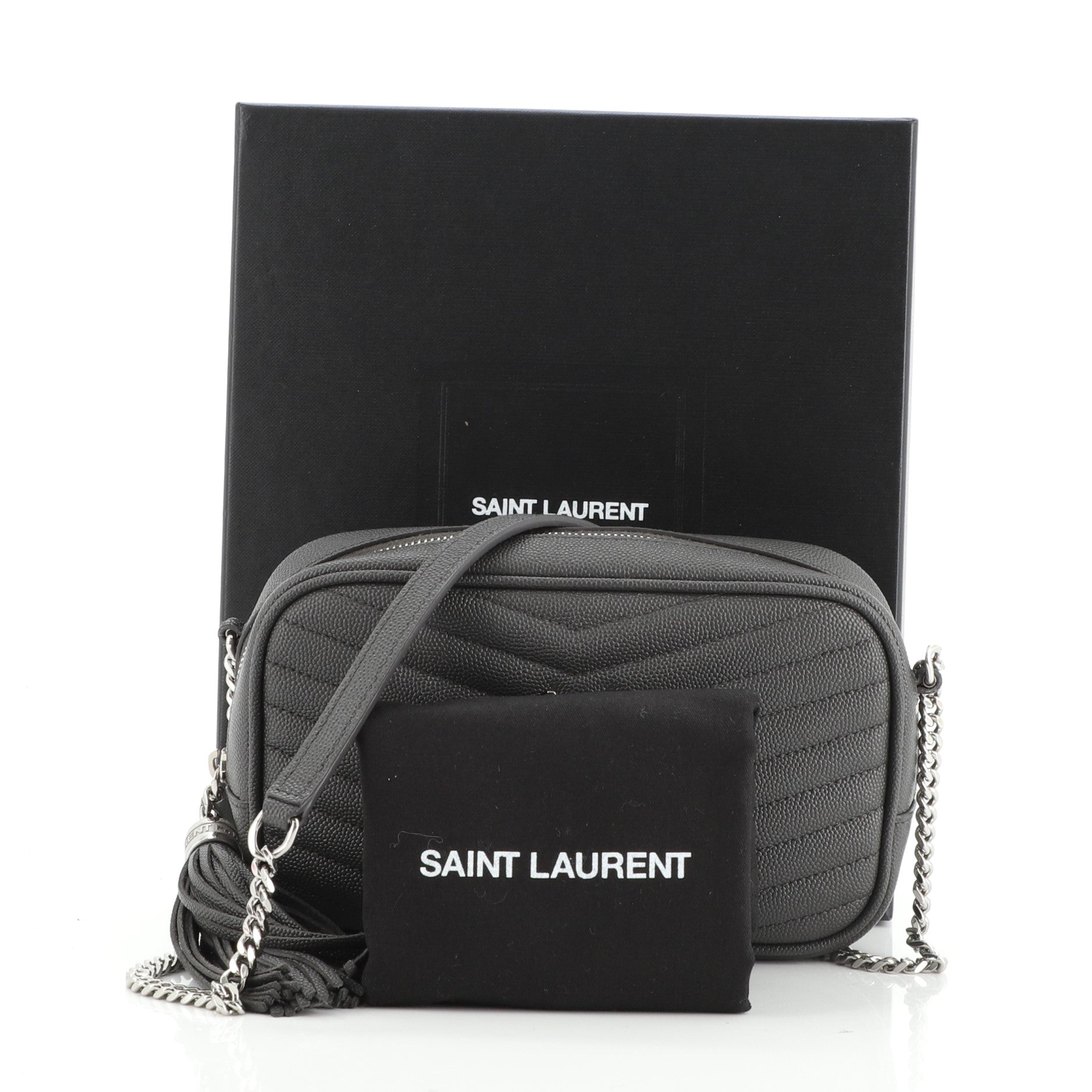 Lou Camera Bag Matelasse Chevron Leather Mini