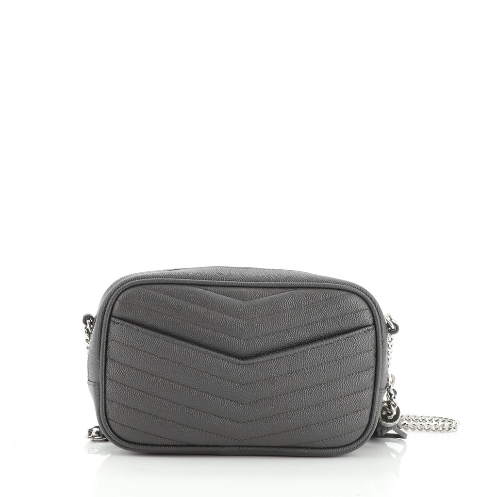 Lou Camera Bag Matelasse Chevron Leather Mini