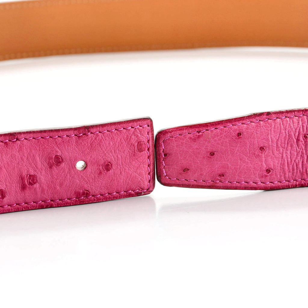Reversible Belt Strap Ostrich Wide 85