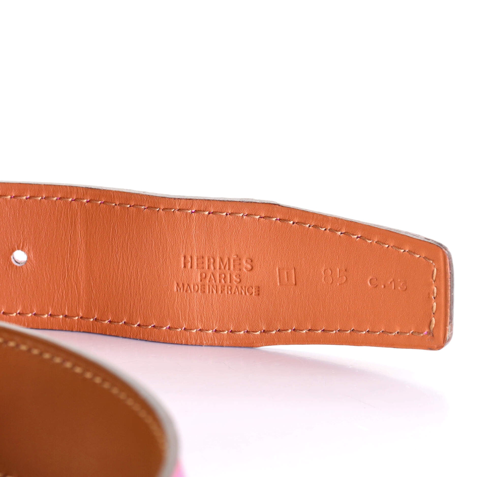 Reversible Belt Strap Ostrich Wide 85