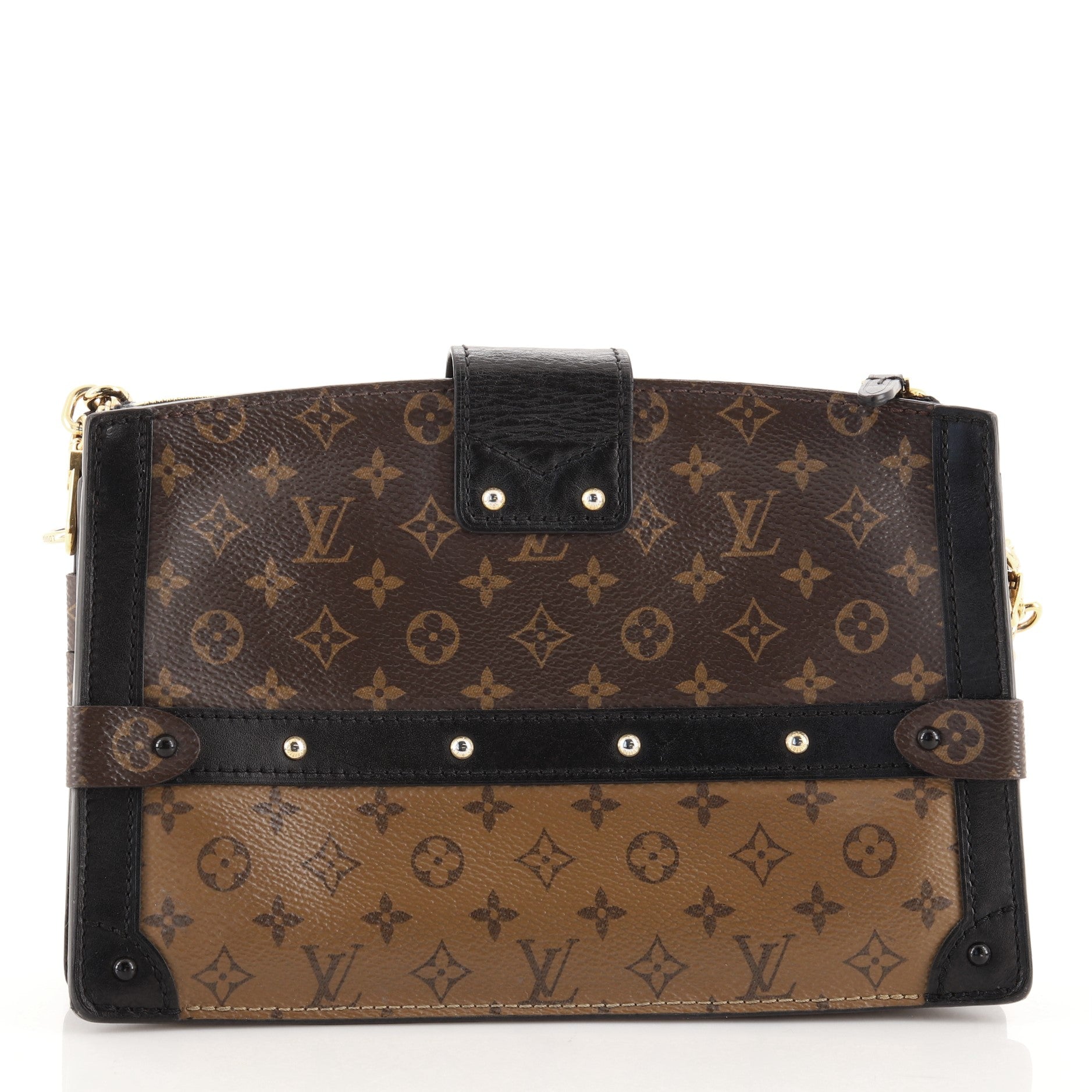 Trunk Clutch Reverse Monogram Canvas