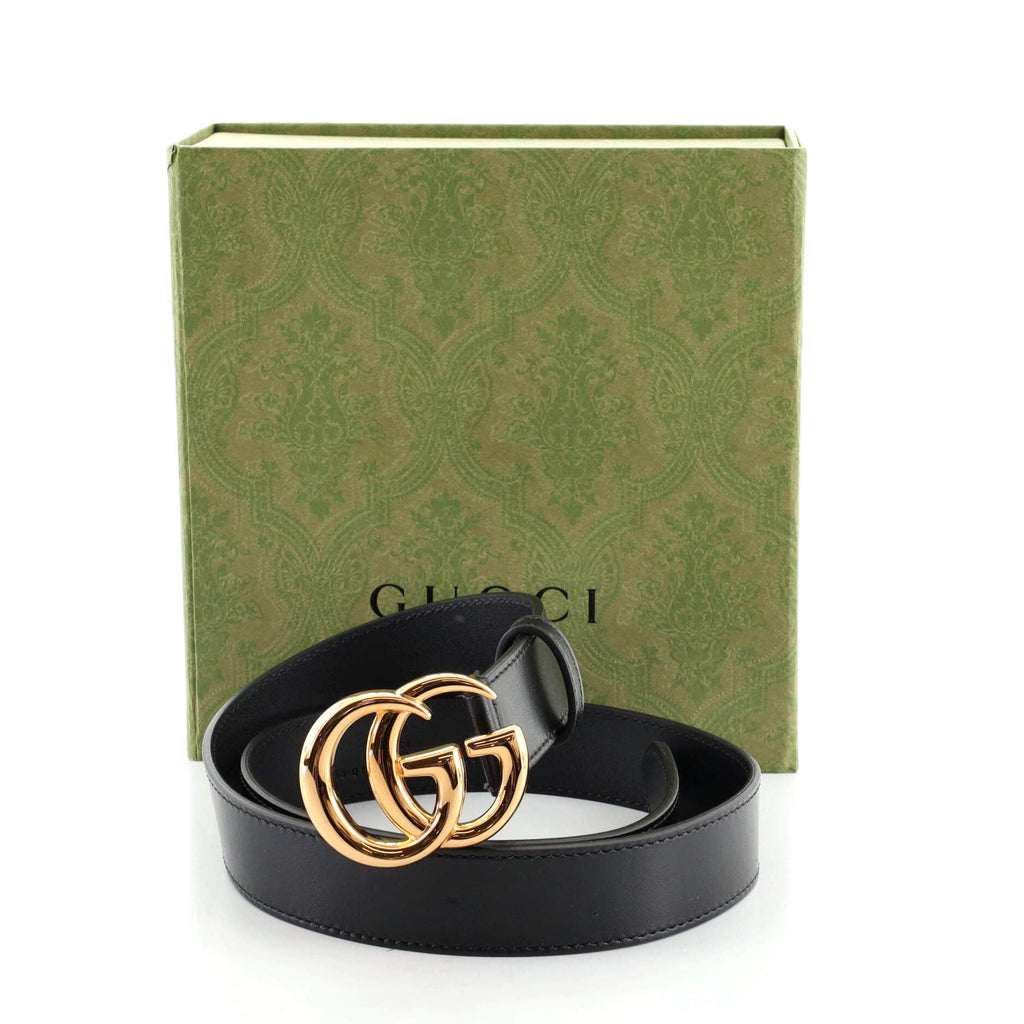 GG Marmont Belt Leather Medium 80