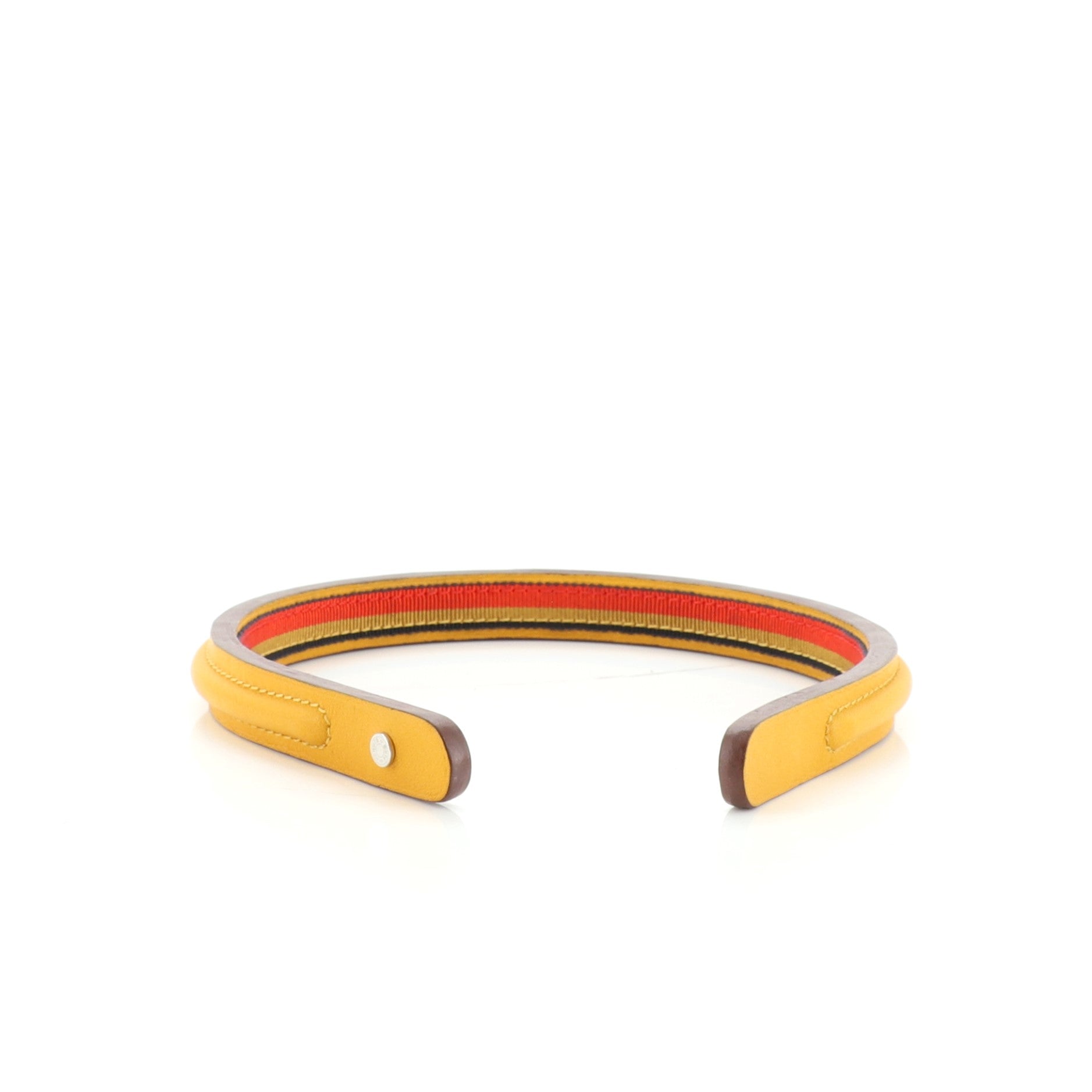 Jane Headband Leather with Rocabar Ribbon XXL