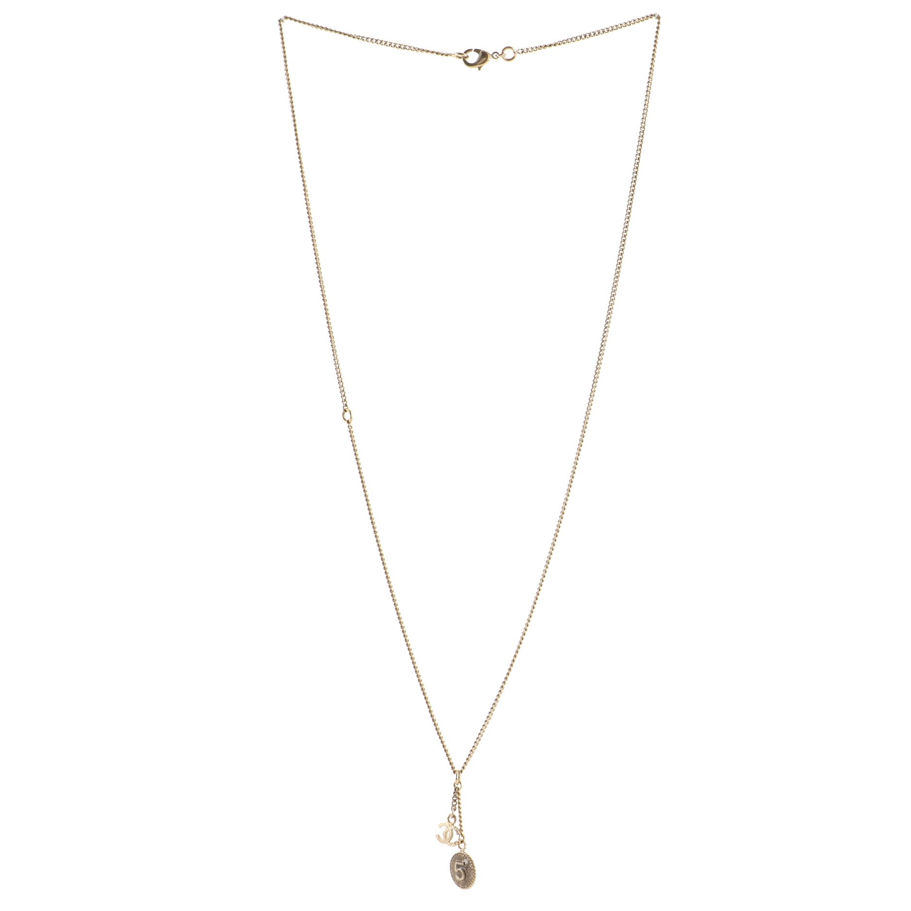CC No.5 Pendant Necklace Metal