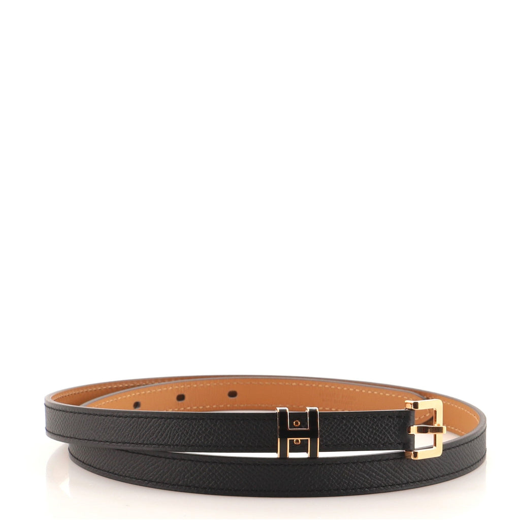 Pop H Belt Leather Thin 80