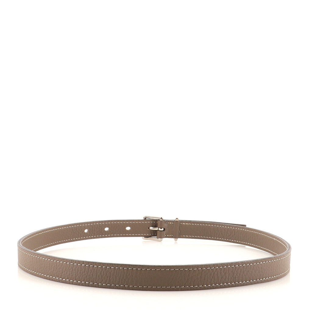 Buckle Belt Leather Thin 80