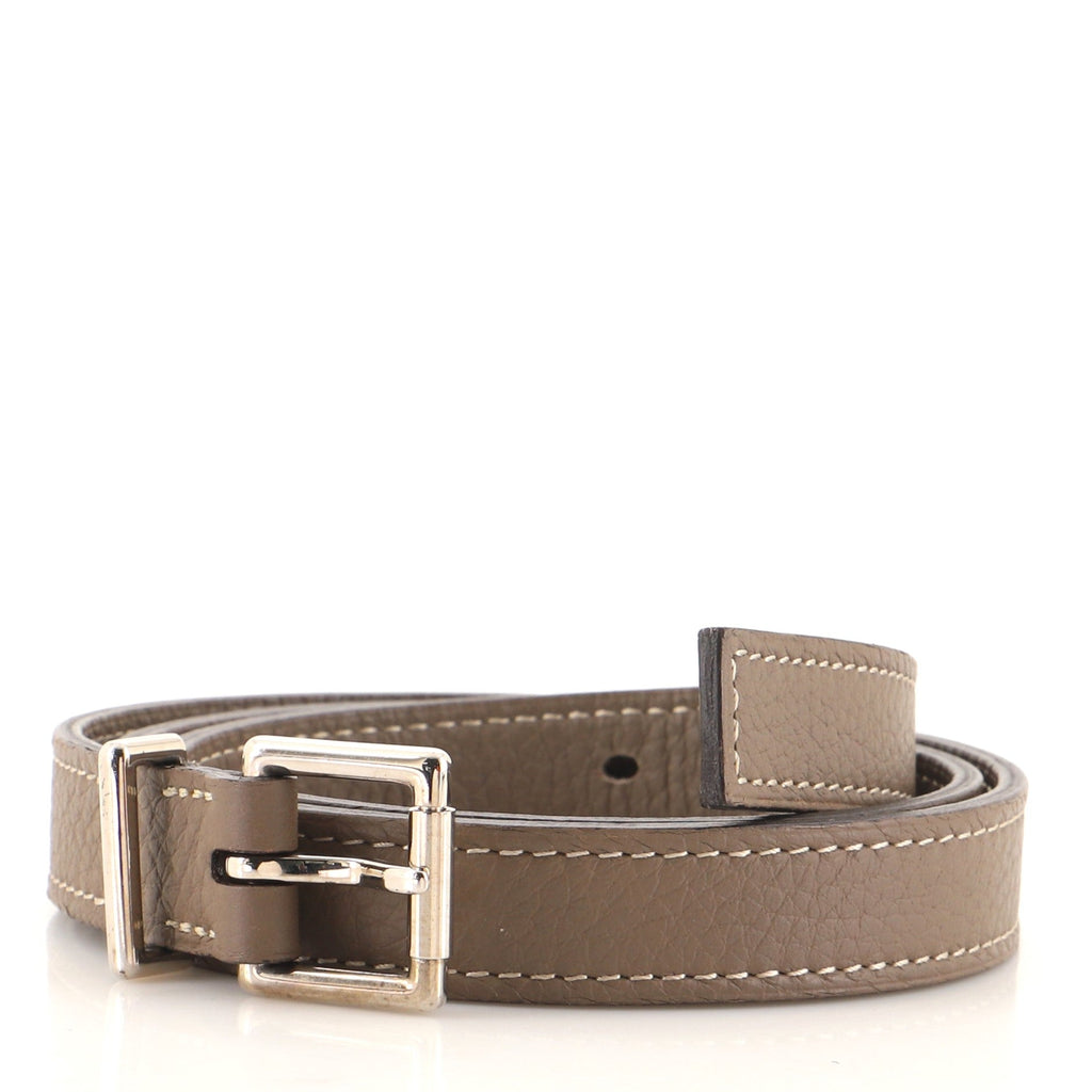 Buckle Belt Leather Thin 80