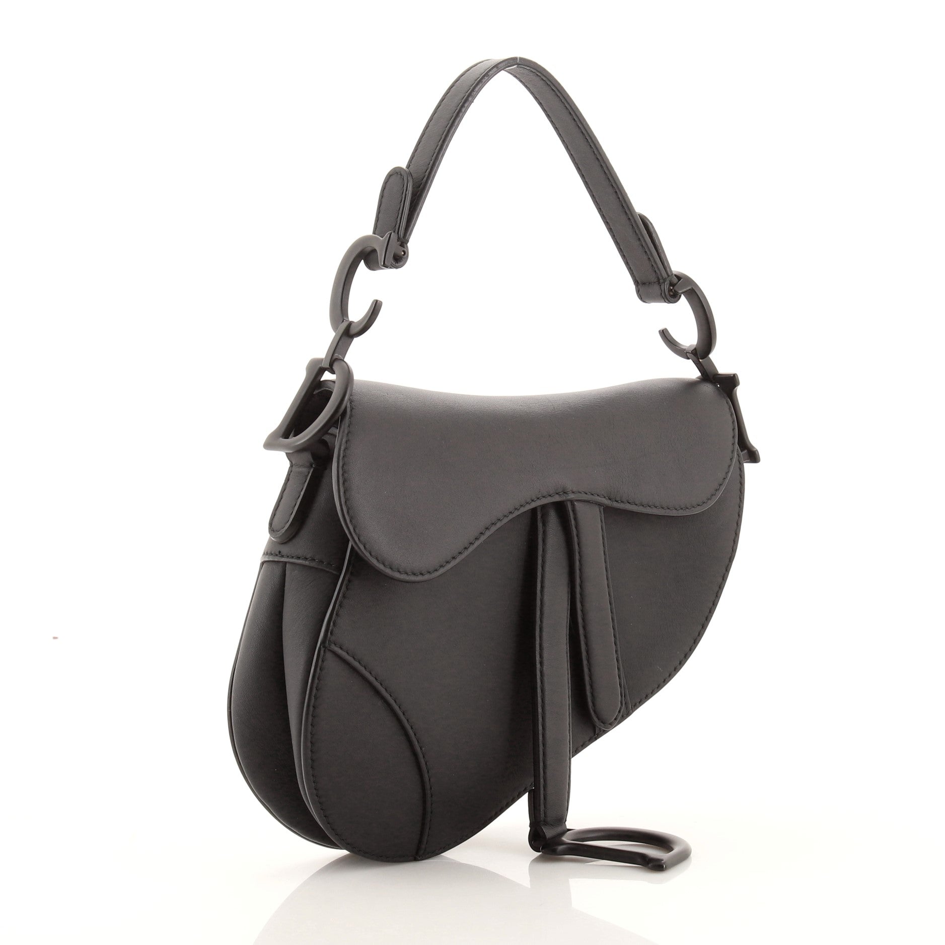 Ultra Matte Saddle Handbag Leather Mini