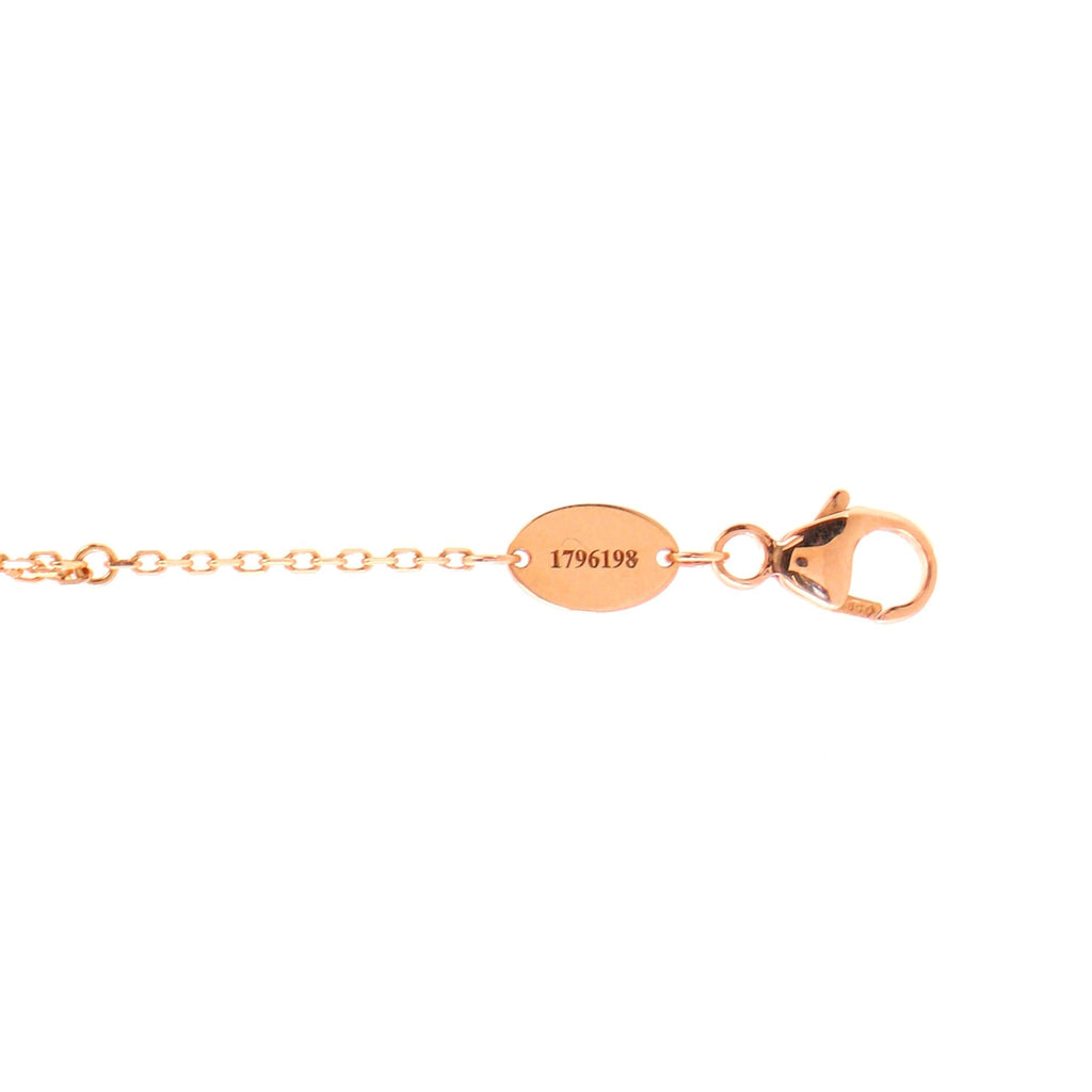 Jeux de Liens Bracelet 18K Rose Gold with Diamond and Lacquer