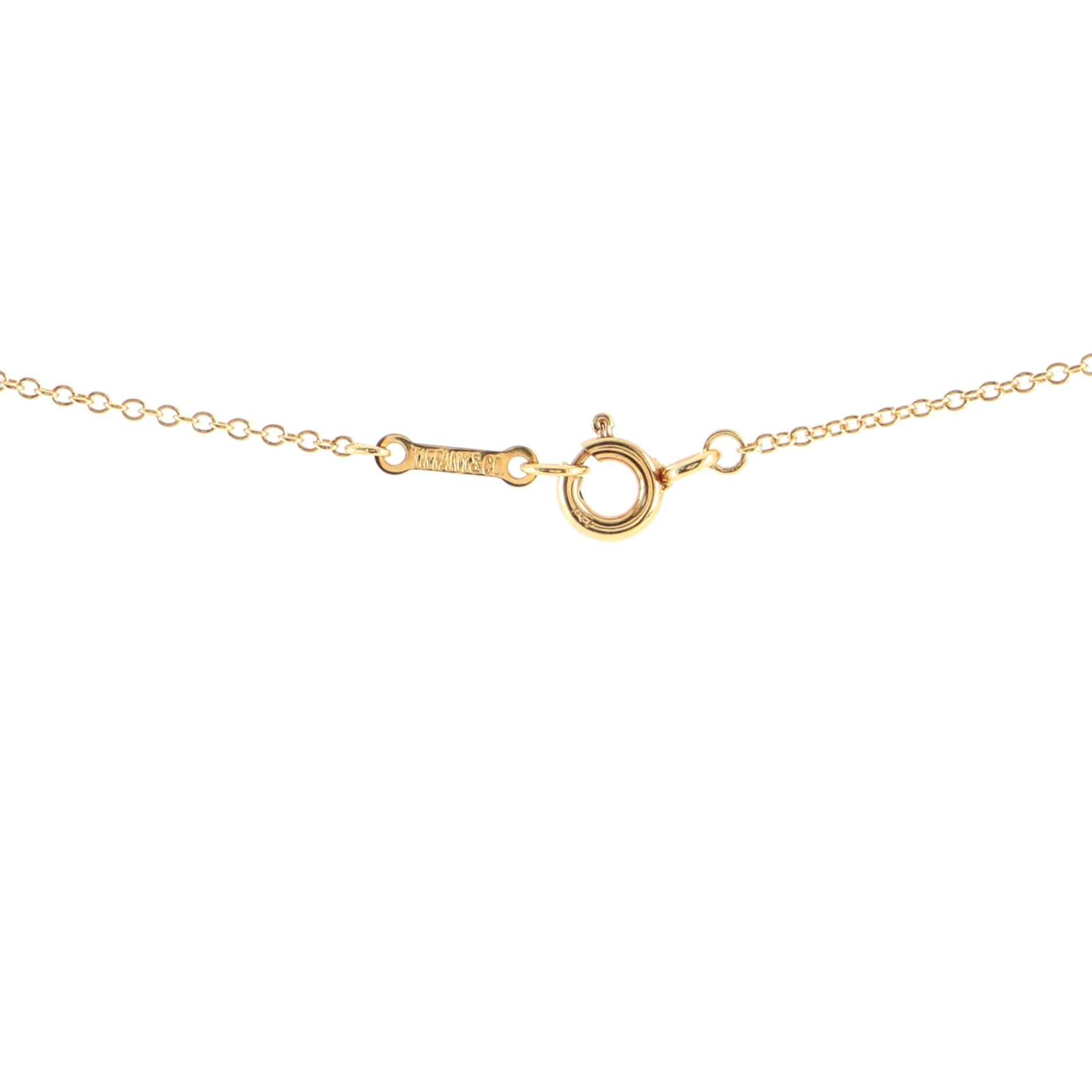 Paloma Picasso Graffiti X Pendant Necklace 18K Yellow Gold Small