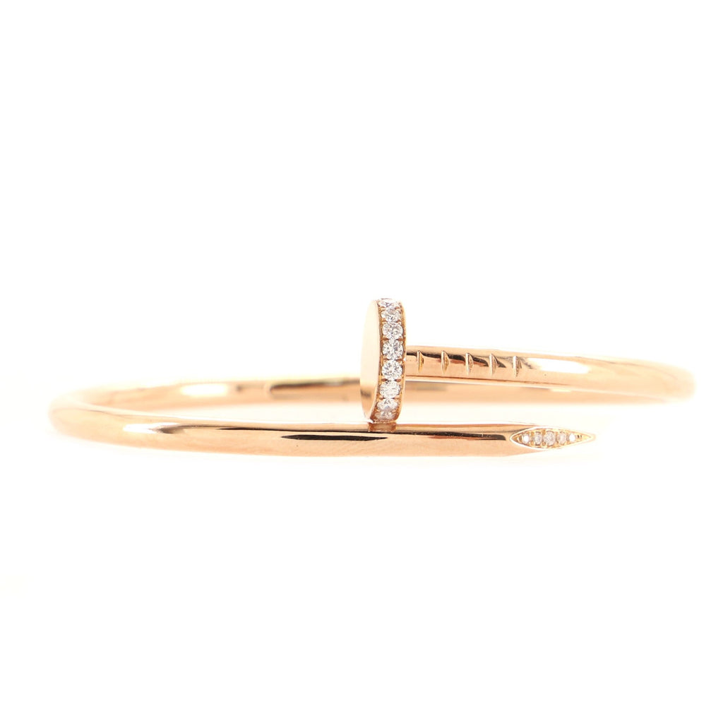 Juste un Clou Bracelet 18K Rose Gold with Diamonds Classic