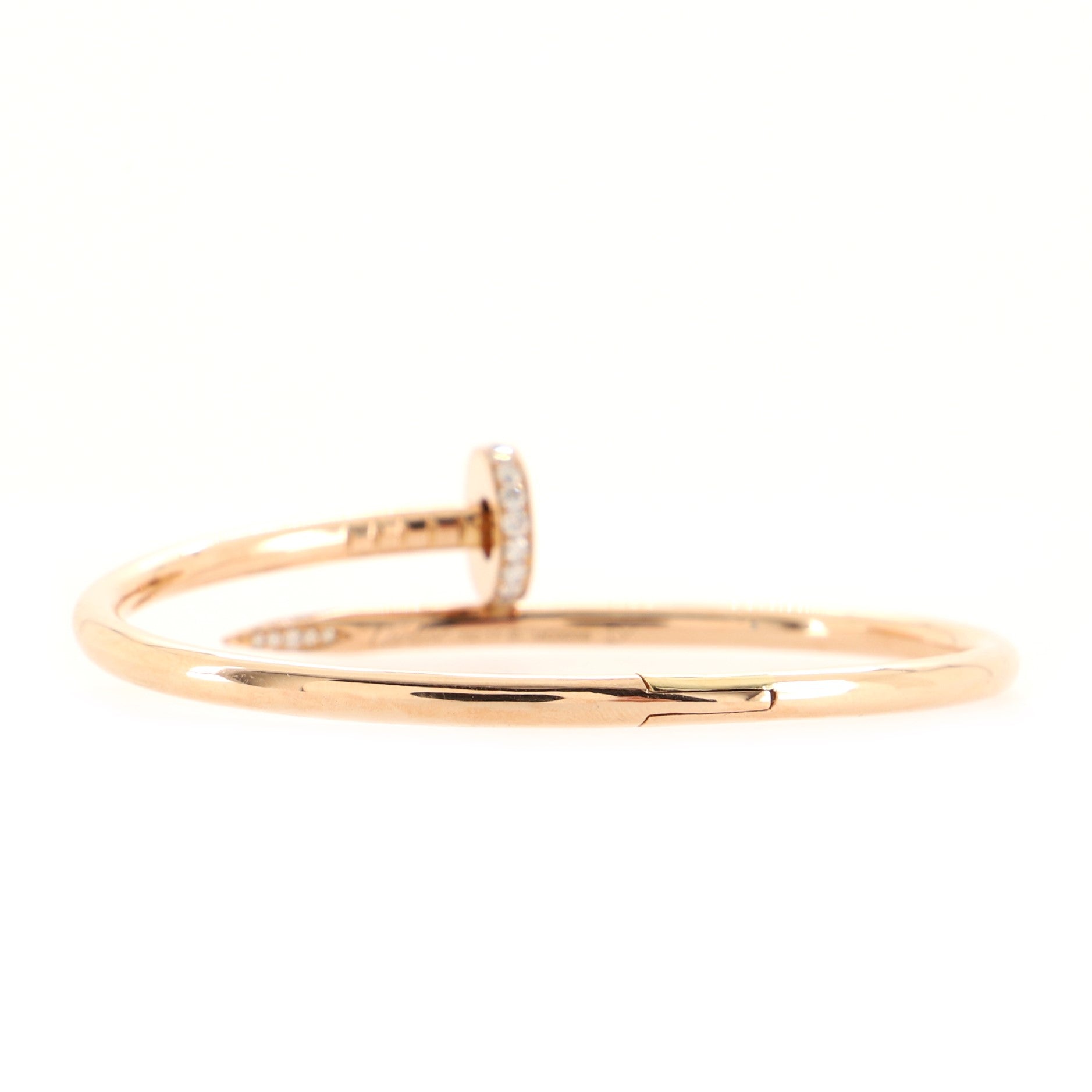 Juste un Clou Bracelet 18K Rose Gold with Diamonds Classic
