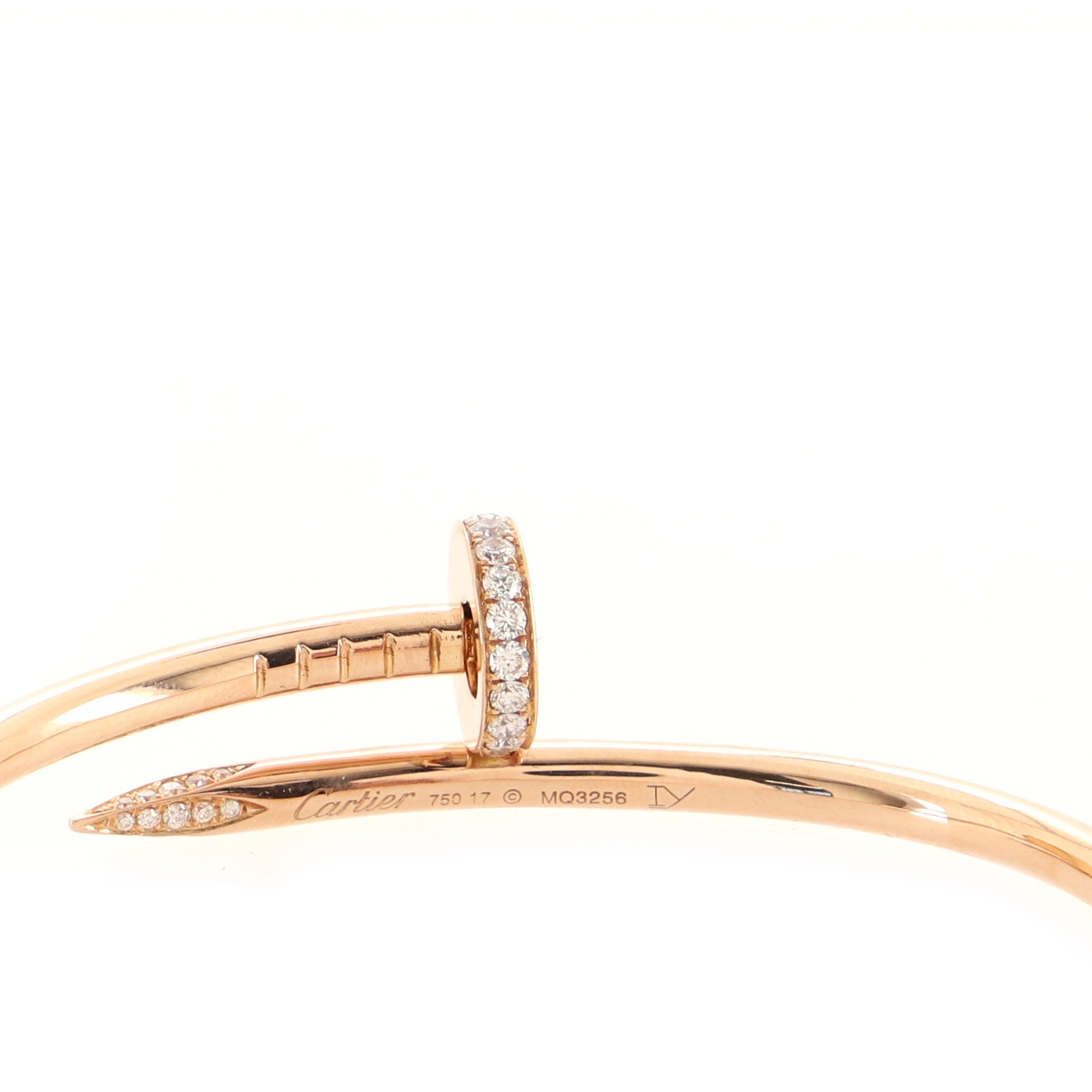Juste un Clou Bracelet 18K Rose Gold with Diamonds Classic