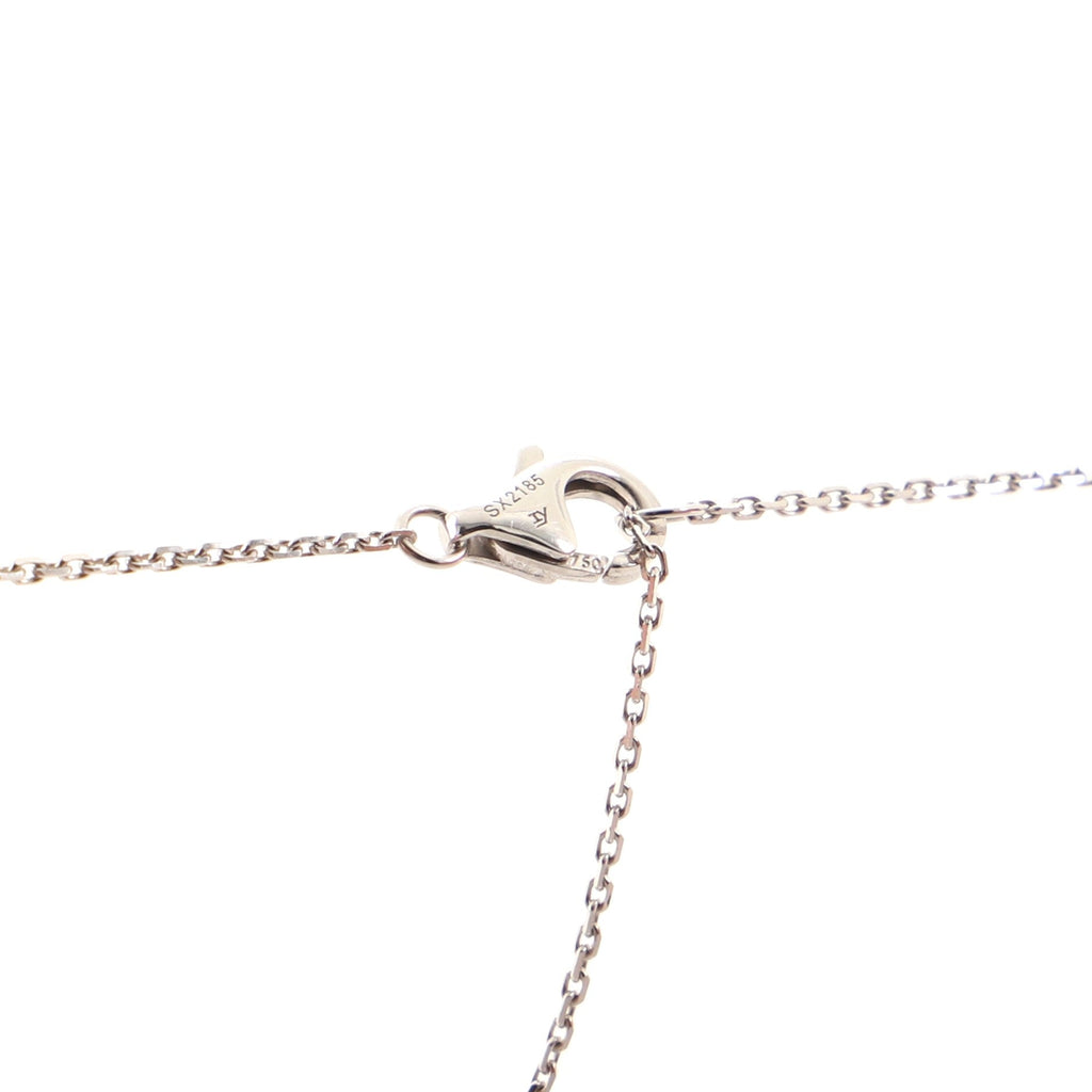 Heart Pendant Necklace 18K White Gold and Diamonds