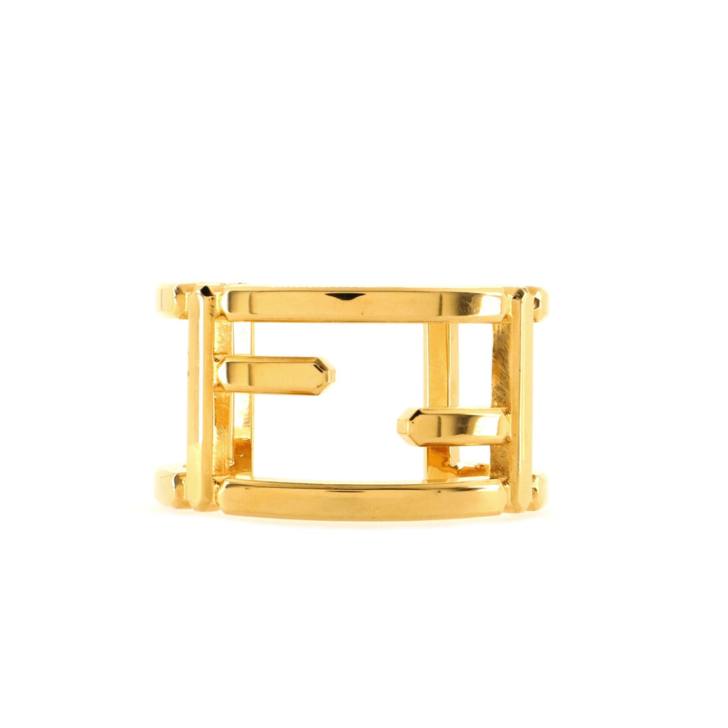 Zucca Cutout Cuff Bracelet Metal