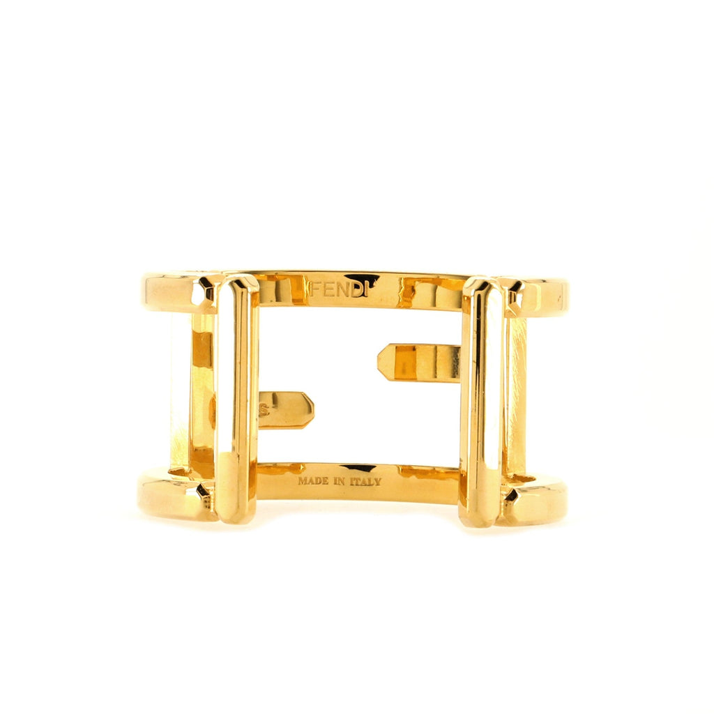 Zucca Cutout Cuff Bracelet Metal