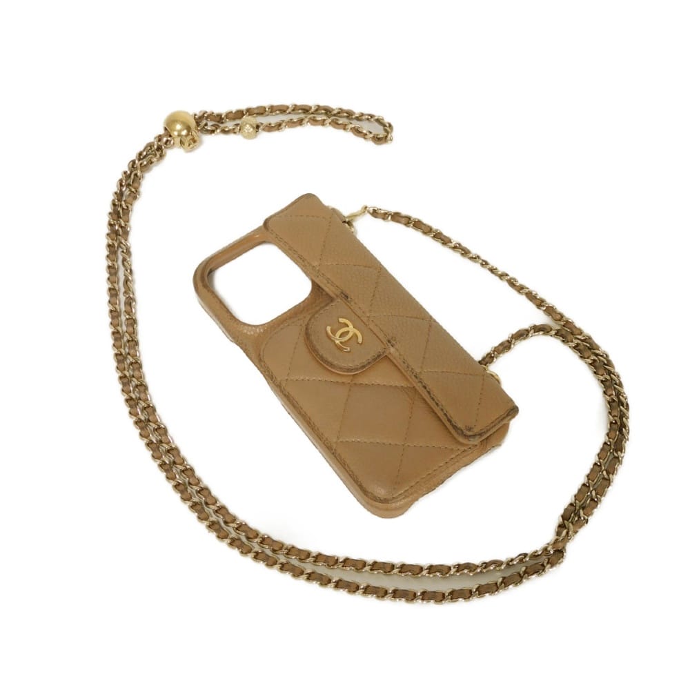 Chanel Matelassé Caviar Skin Smartphone Case