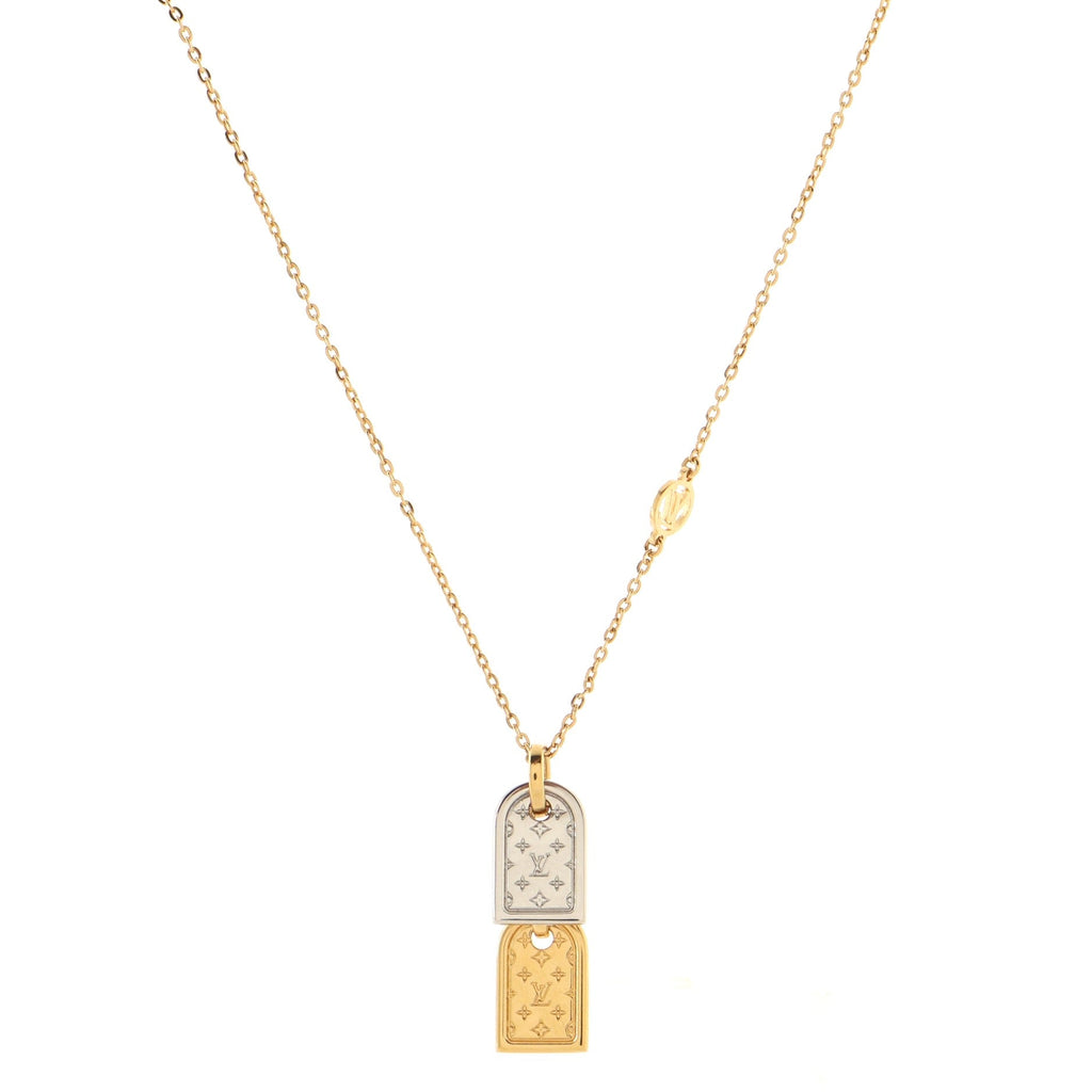 Nanogram Name Tag Pendant Necklace Metal