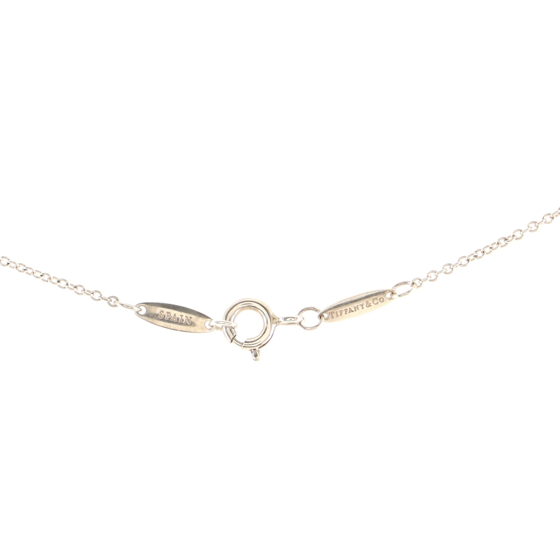 Elsa Peretti Open Heart Pendant Necklace Sterling Silver 16mm