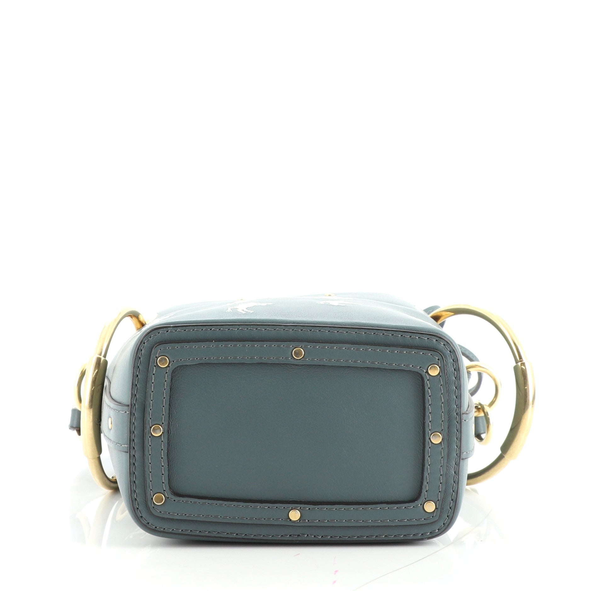 Roy Bucket Bag Embroidered Leather Mini