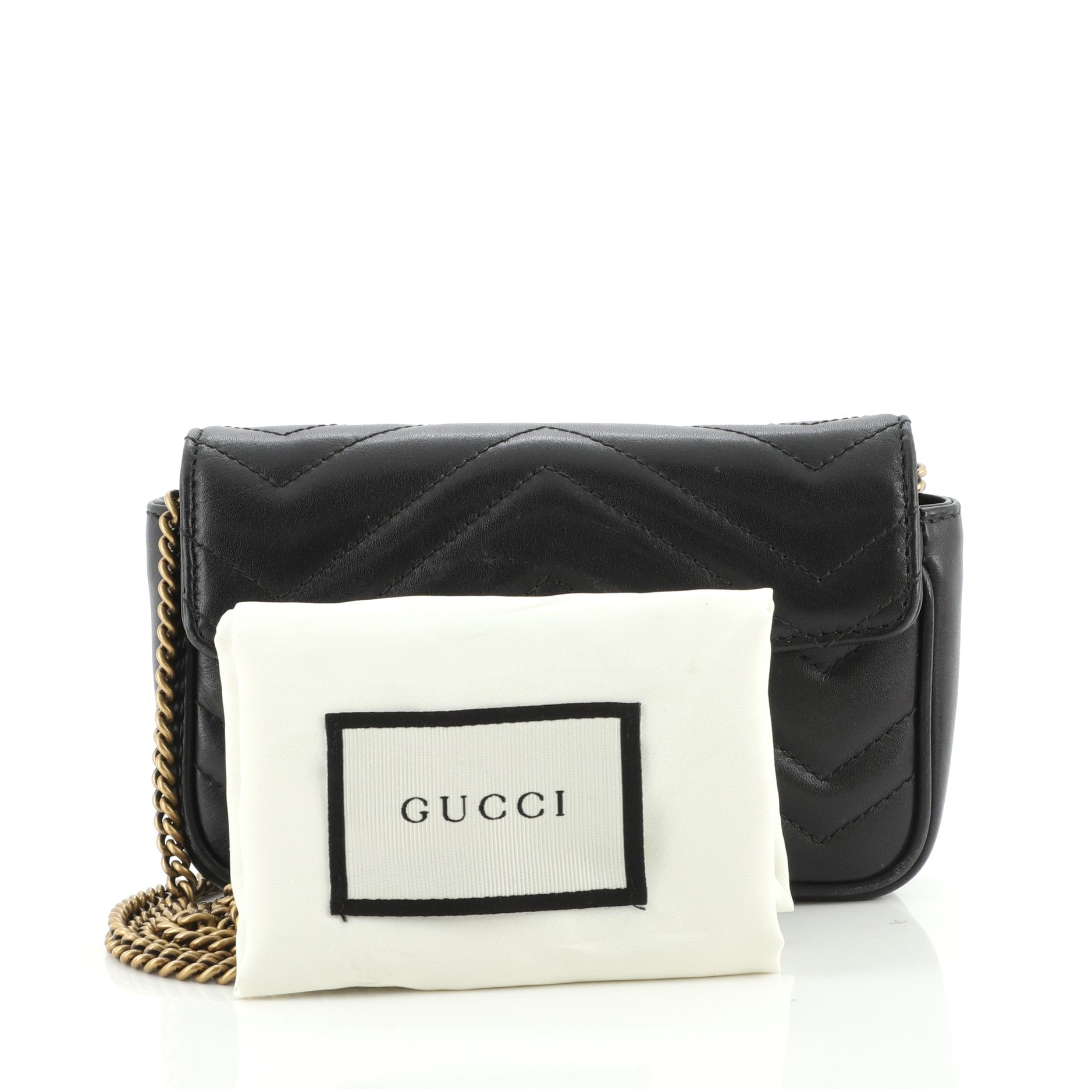 GG Marmont Flap Bag Matelasse Leather Super Mini