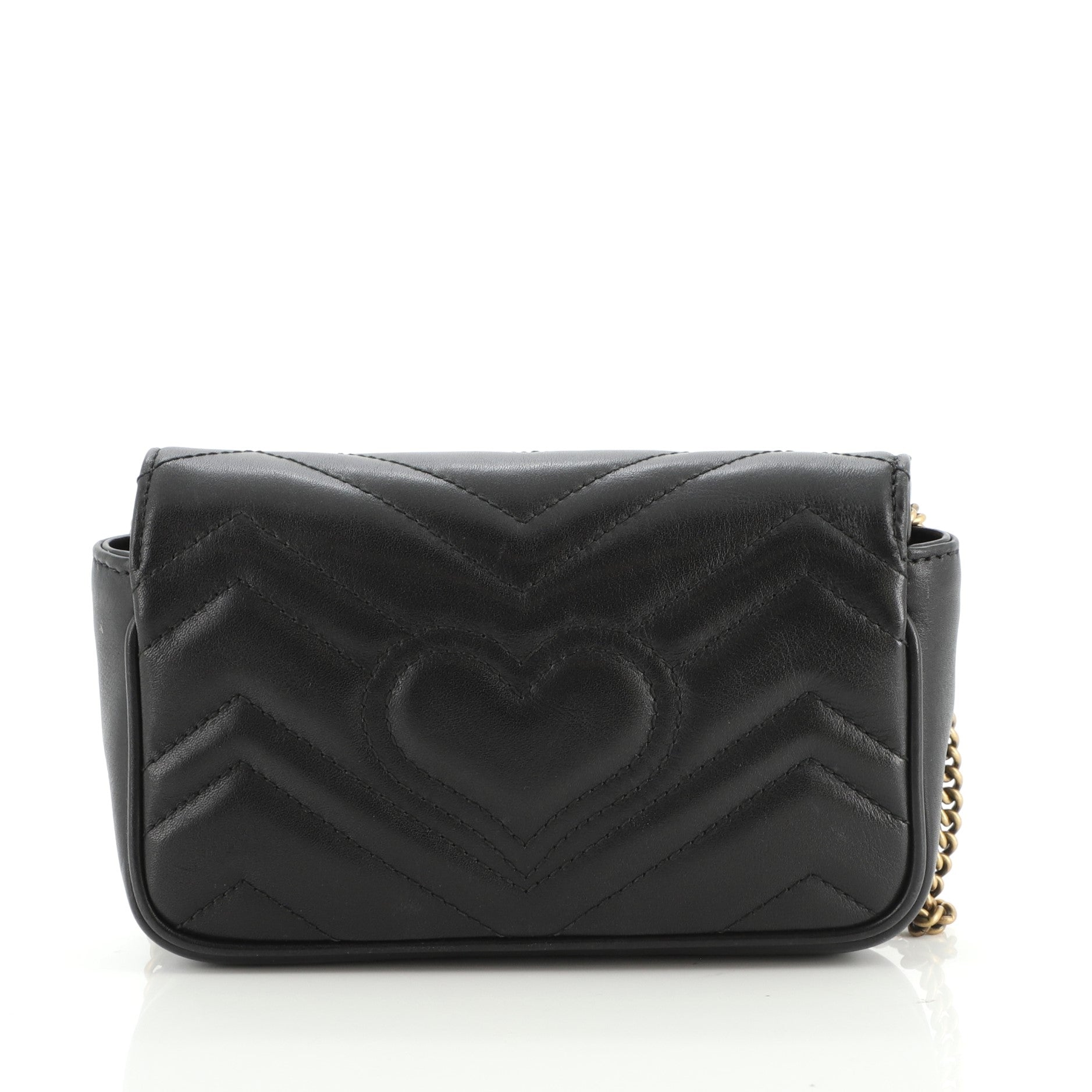 GG Marmont Flap Bag Matelasse Leather Super Mini