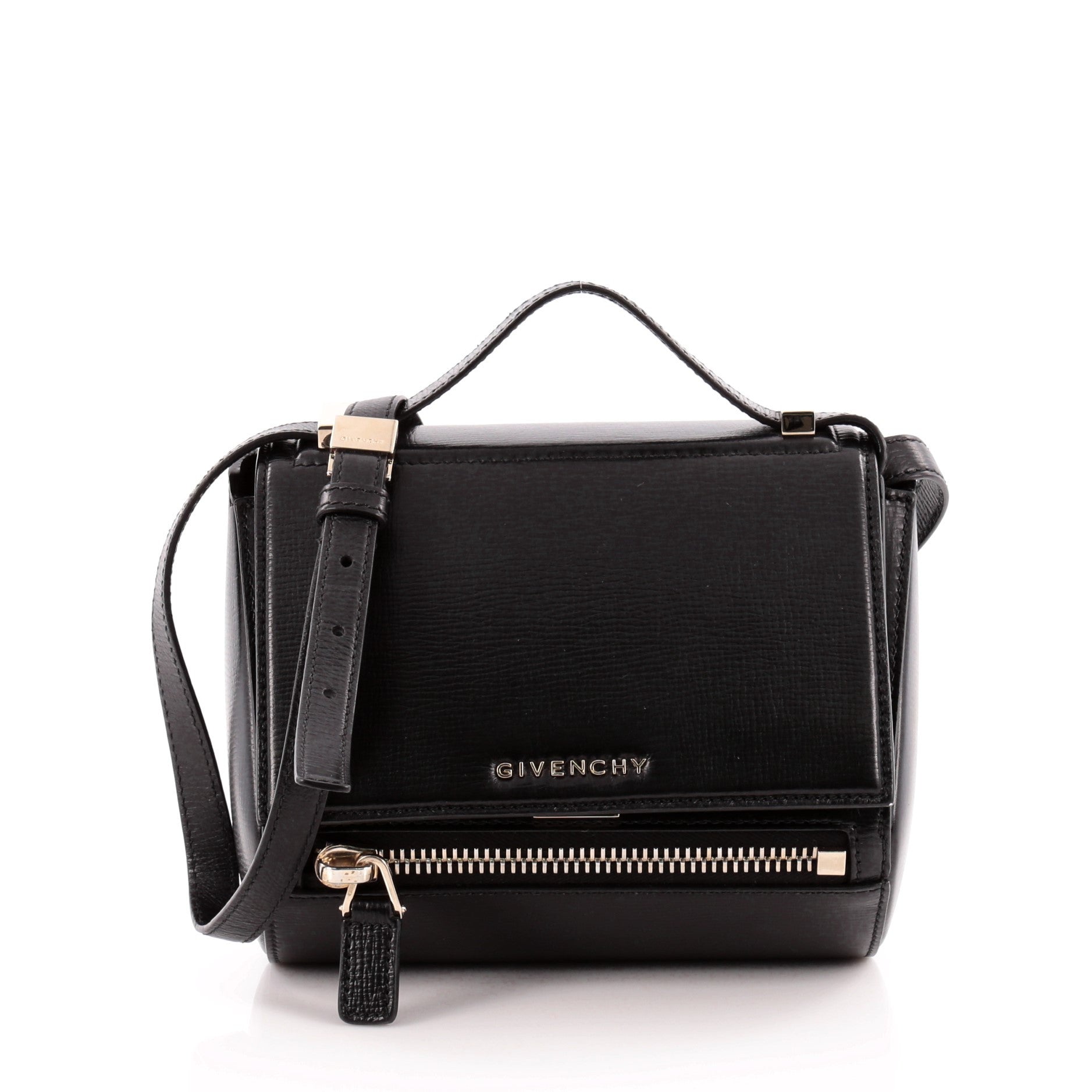 Pandora Box Handbag Leather Mini
