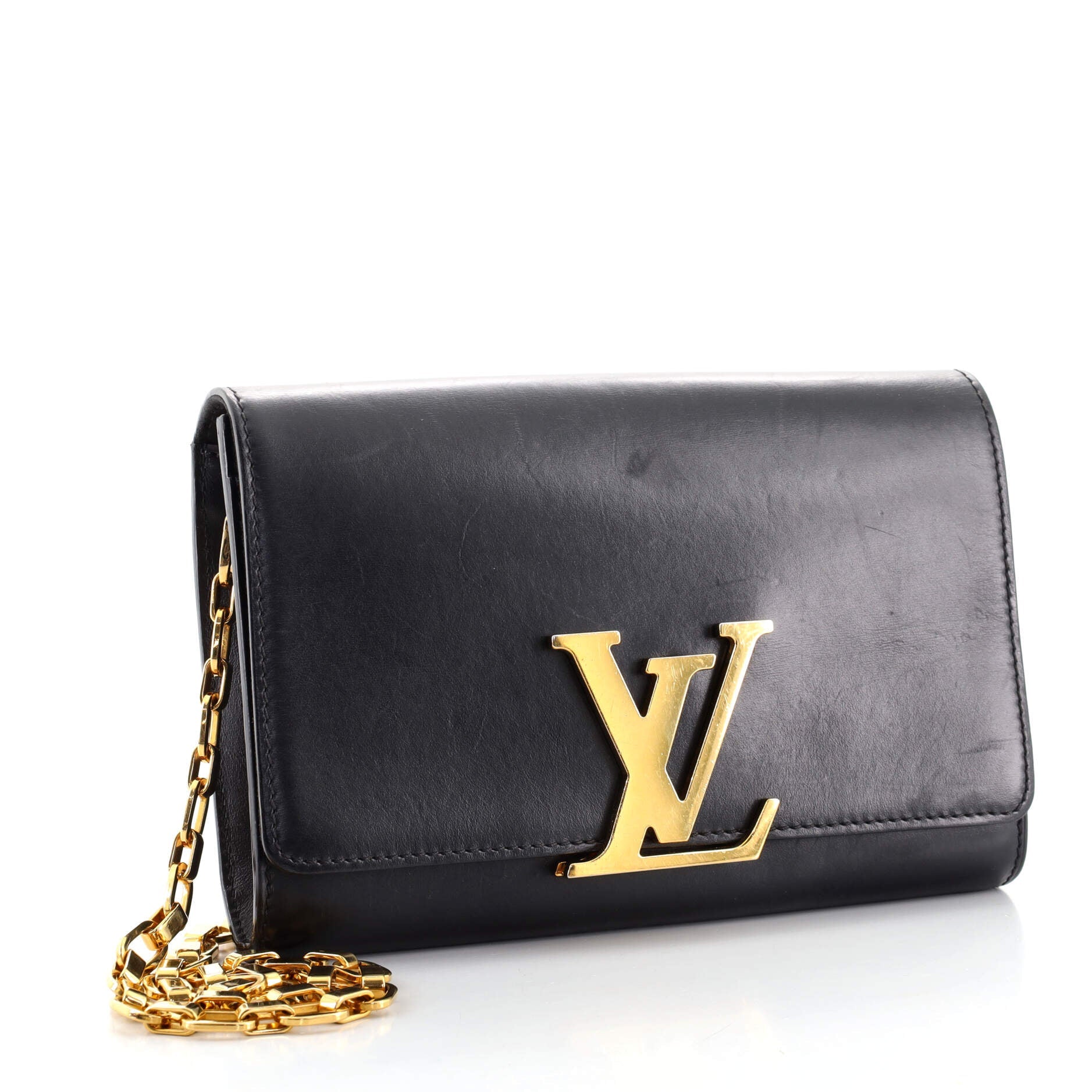 Chain Louise Clutch Leather MM