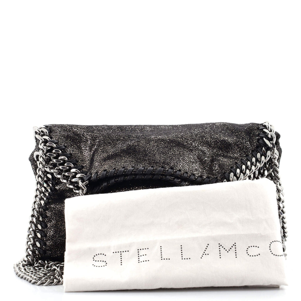 Falabella Fold Over Crossbody Bag Shaggy Deer Mini