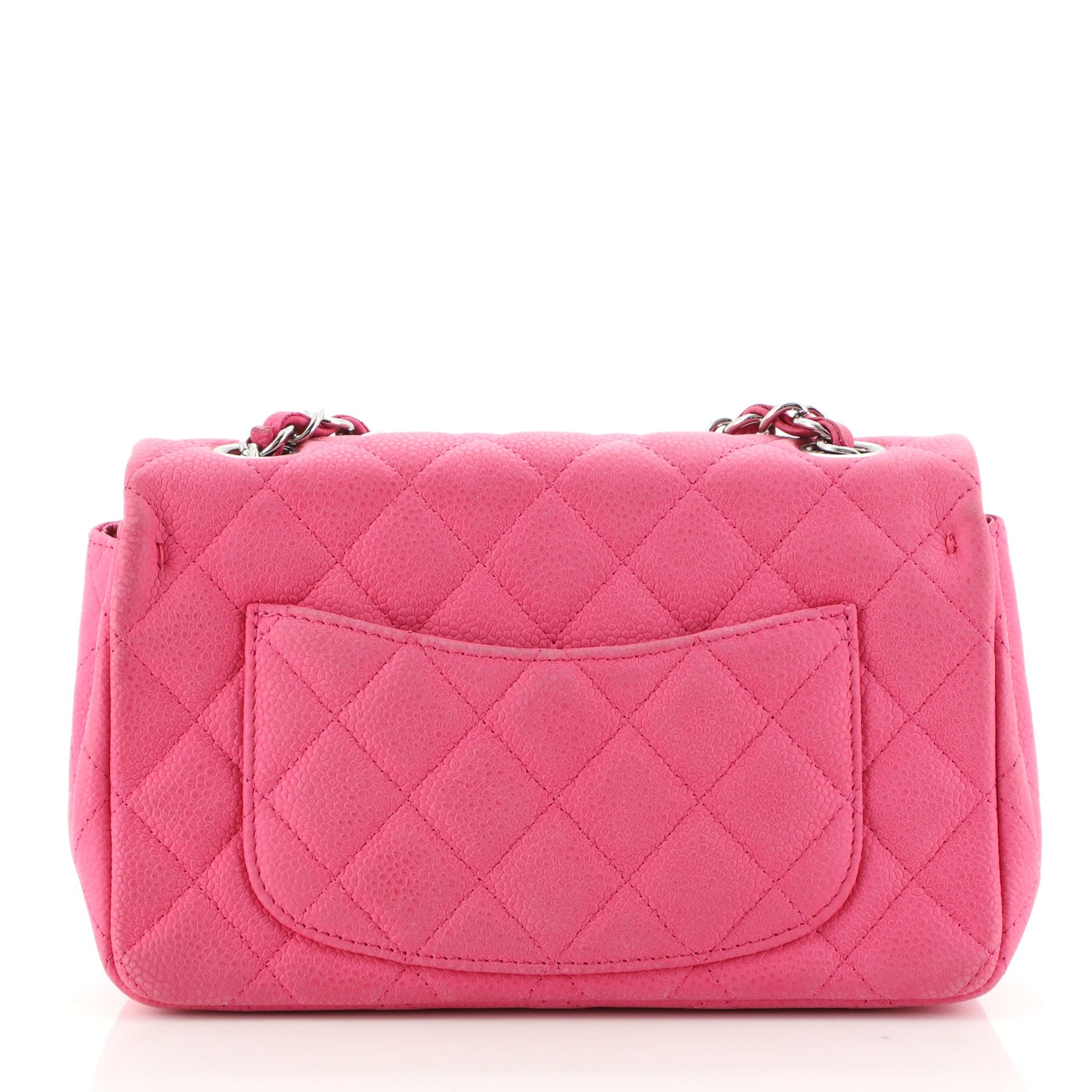 Classic Single Flap Bag Quilted Matte Caviar Mini