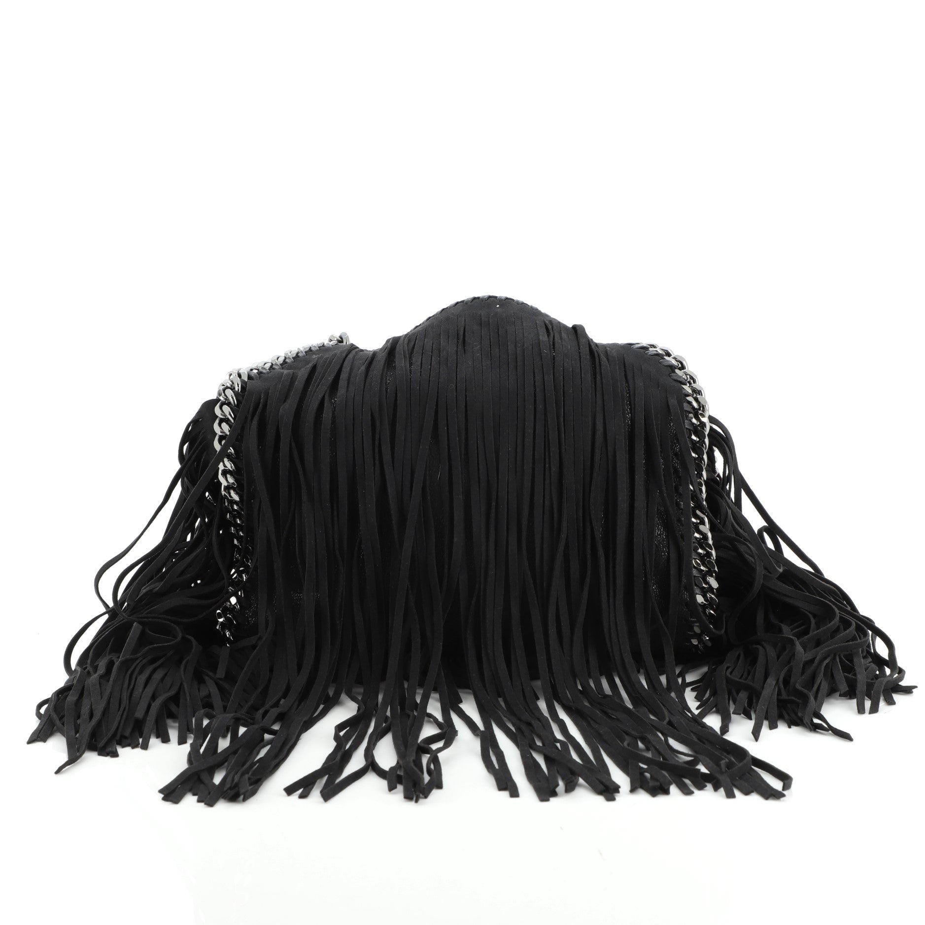 Falabella Fringe Fold Over Crossbody Bag Shaggy Deer Mini