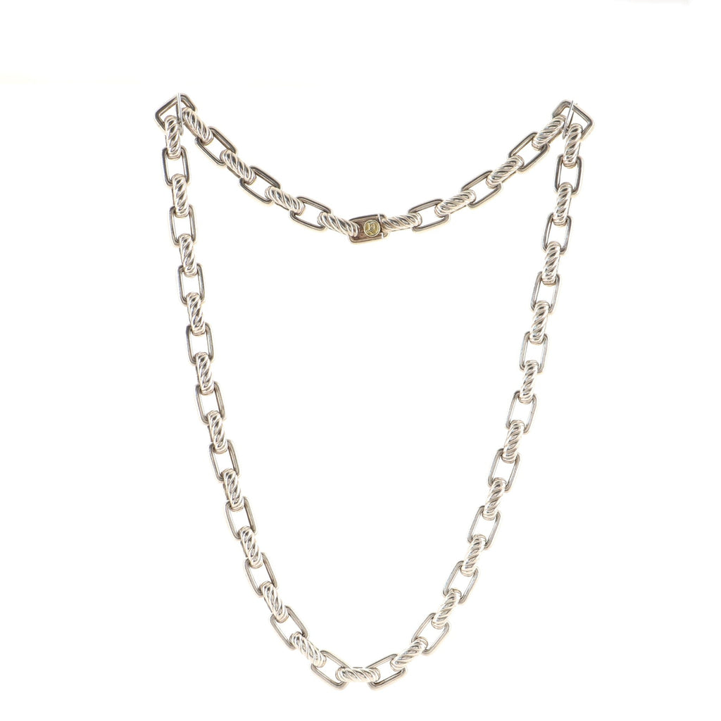 Chain Link Necklace Sterling Silver Small