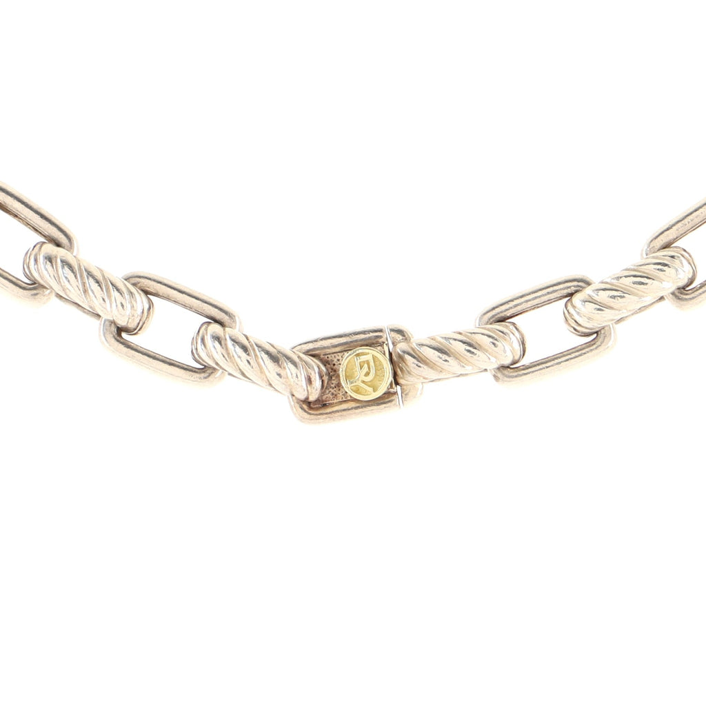 Chain Link Necklace Sterling Silver Small